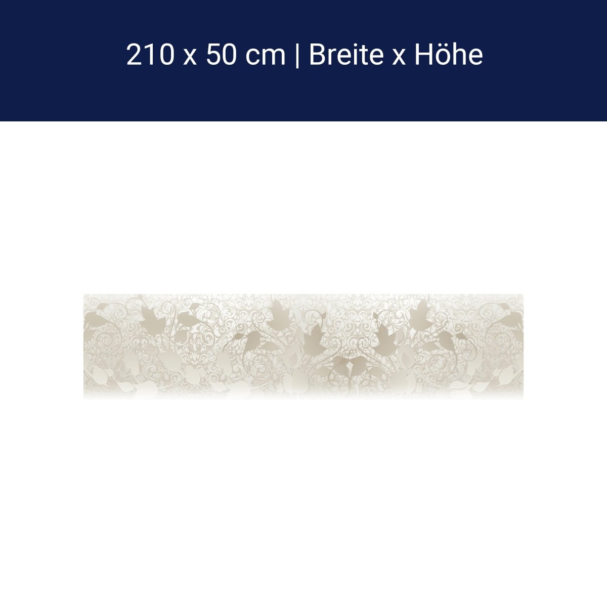 Küchenrückwand Ranken Muster Ornamente Weiß M1102 Küchenrückwand Ranken Muster Ornamente Weiß M1102