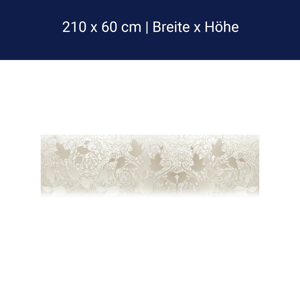 Küchenrückwand Ranken Muster Ornamente Weiß M1102 Küchenrückwand Ranken Muster Ornamente Weiß M1102