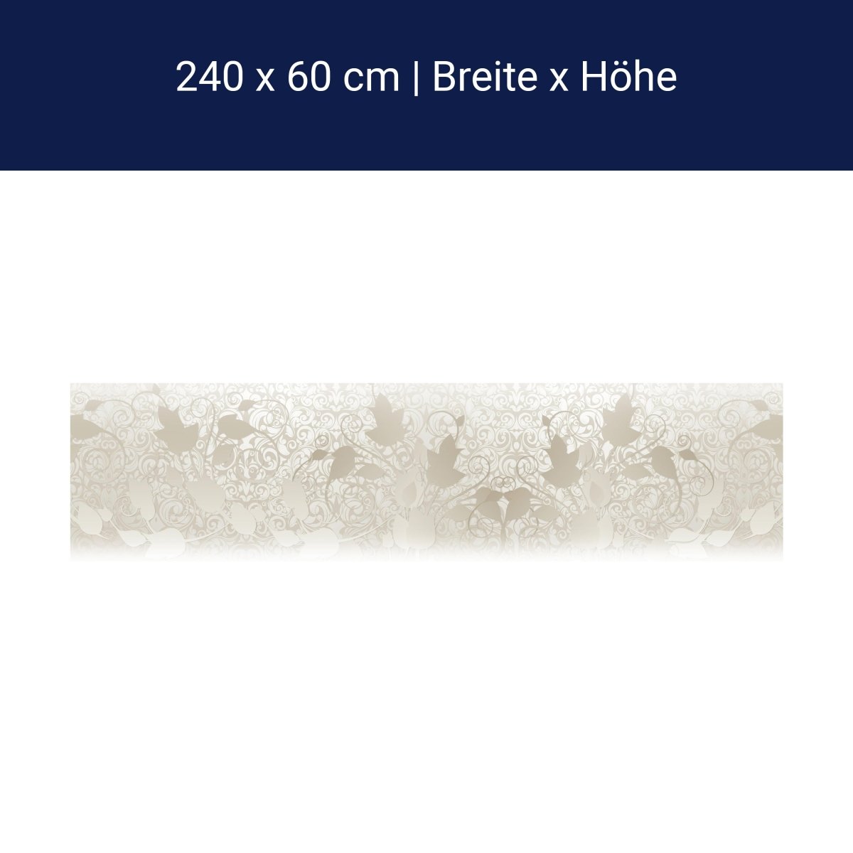 Küchenrückwand Ranken Muster Ornamente Weiß M1102 Küchenrückwand Ranken Muster Ornamente Weiß M1102