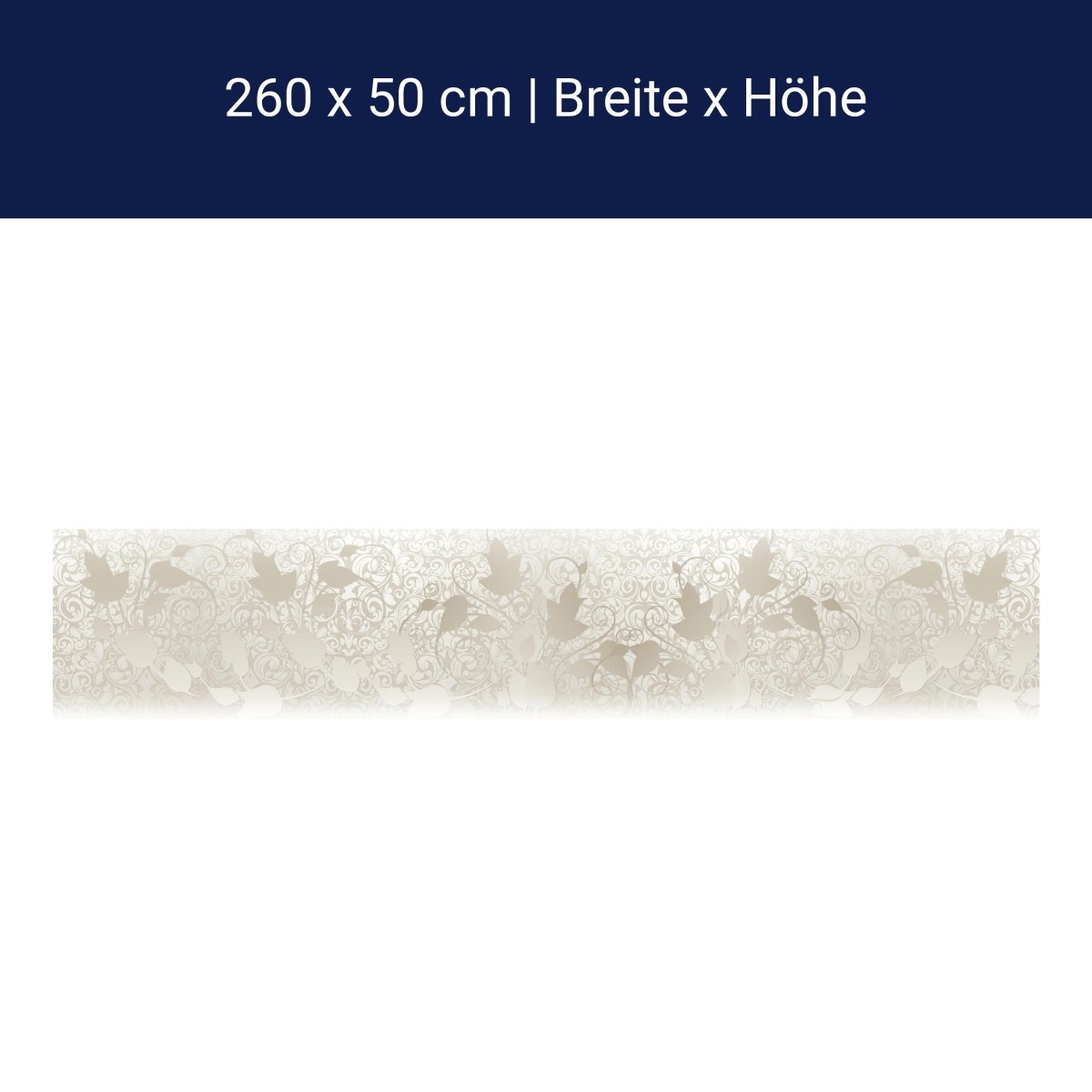 Küchenrückwand Ranken Muster Ornamente Weiß M1102 Küchenrückwand Ranken Muster Ornamente Weiß M1102