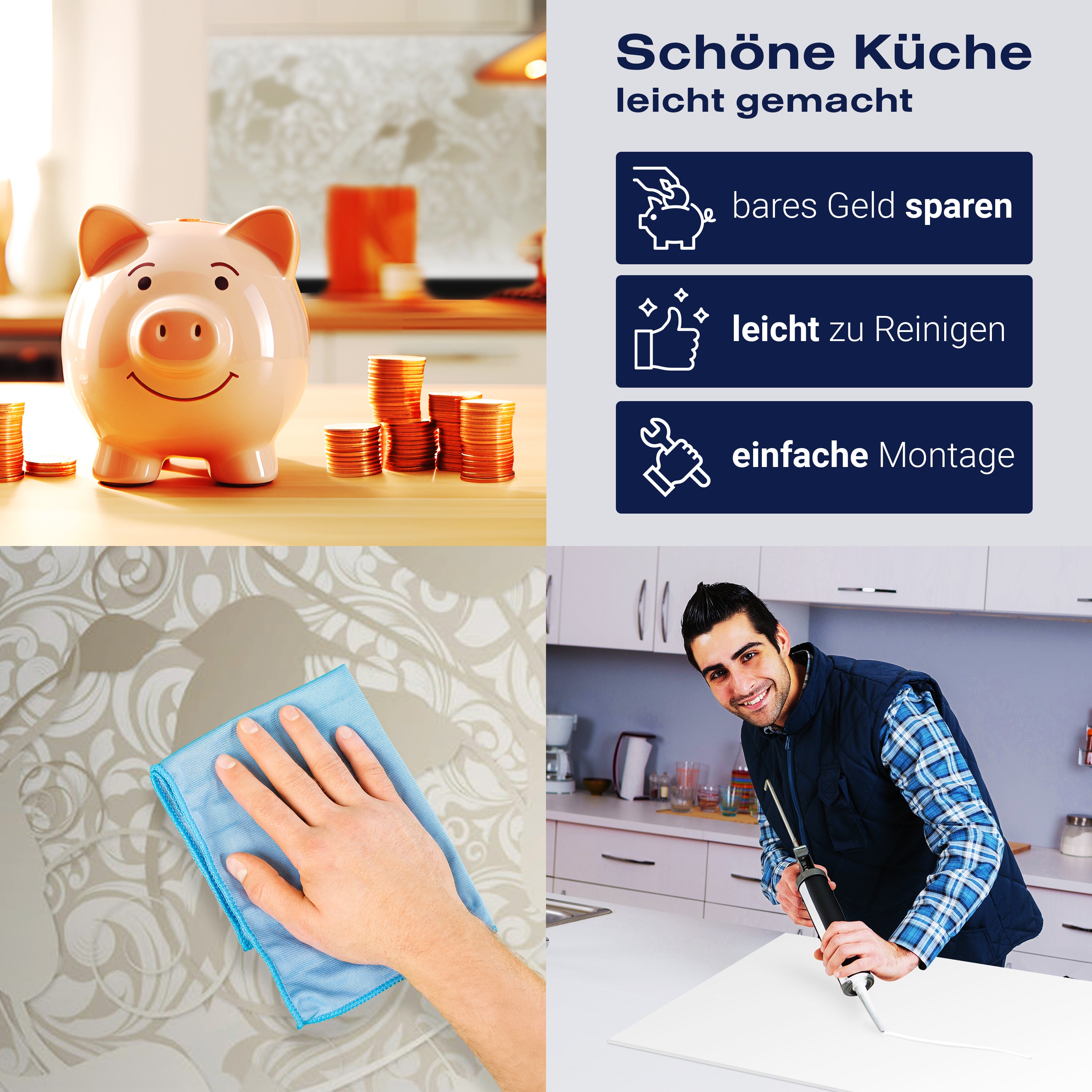 Küchenrückwand Ranken Muster Ornamente Weiß M1102 entdecken - Bild 7 Küchenrückwand Ranken Muster Ornamente Weiß M1102 entdecken - Bild 7