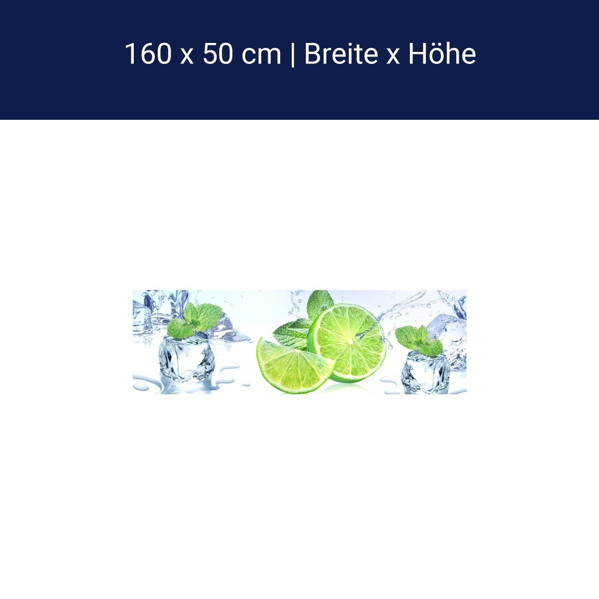 Küchenrückwand Limette Eis Pfefferminze Grün M1103 Küchenrückwand Limette Eis Pfefferminze Grün M1103