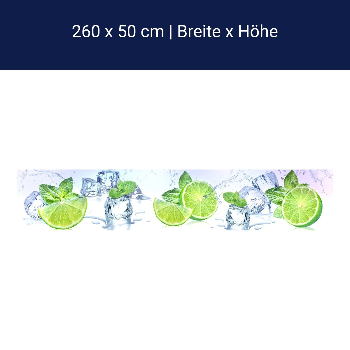 Küchenrückwand Limette Eis Pfefferminze Grün M1103 Küchenrückwand Limette Eis Pfefferminze Grün M1103