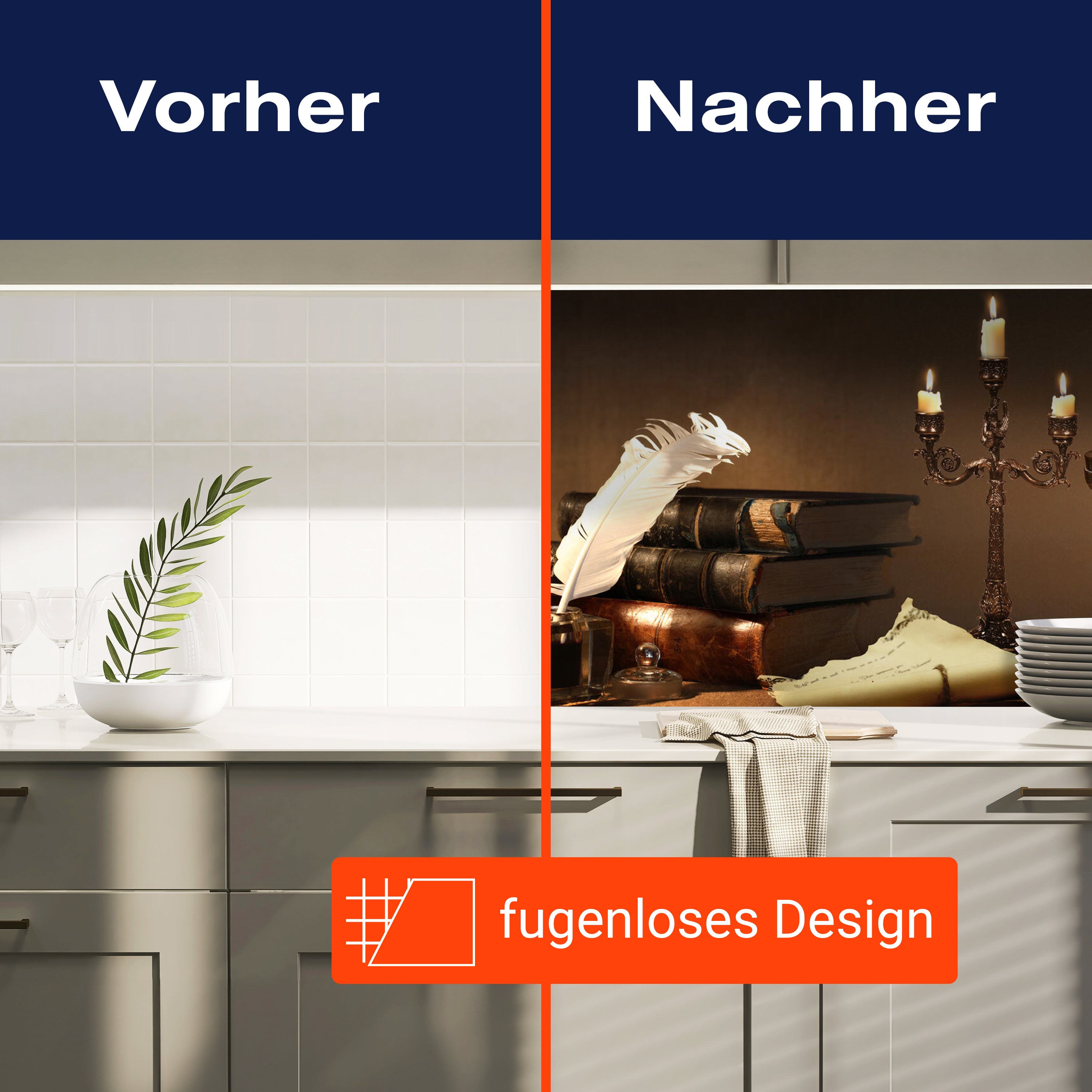 Küchenrückwand Telefon Grammophon alt Bücher Kerzenstän M1121 entdecken - Bild 9 Küchenrückwand Telefon Grammophon alt Bücher Kerzenstän M1121 entdecken - Bild 9