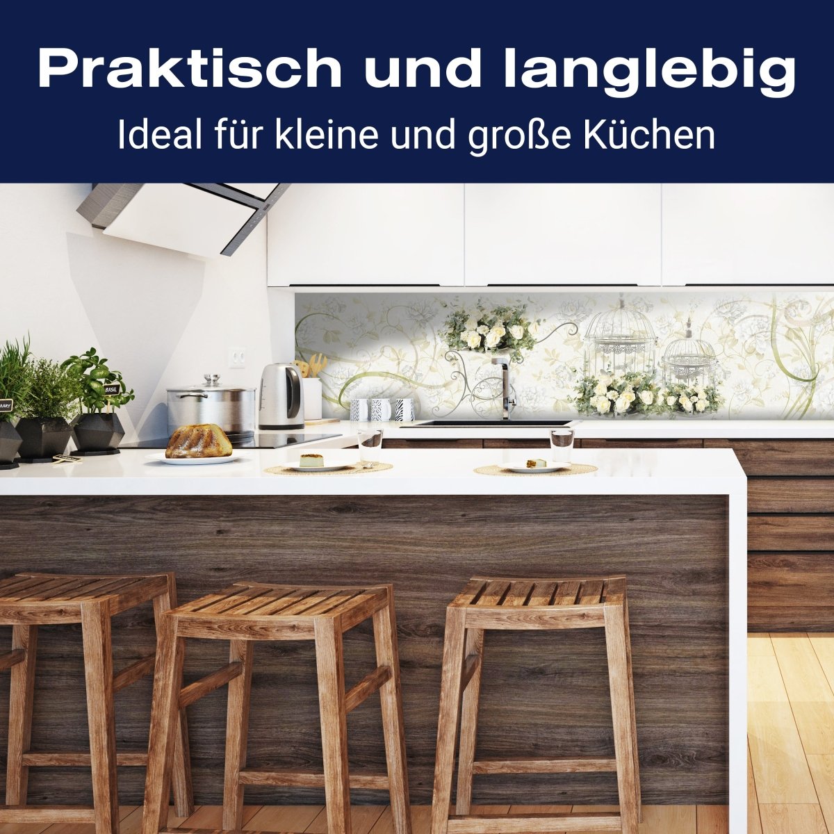 Küchenrückwand Ornamente Blumen Käfig Metall Ranken M1136 entdecken - Bild 3 Küchenrückwand Ornamente Blumen Käfig Metall Ranken M1136 entdecken - Bild 3