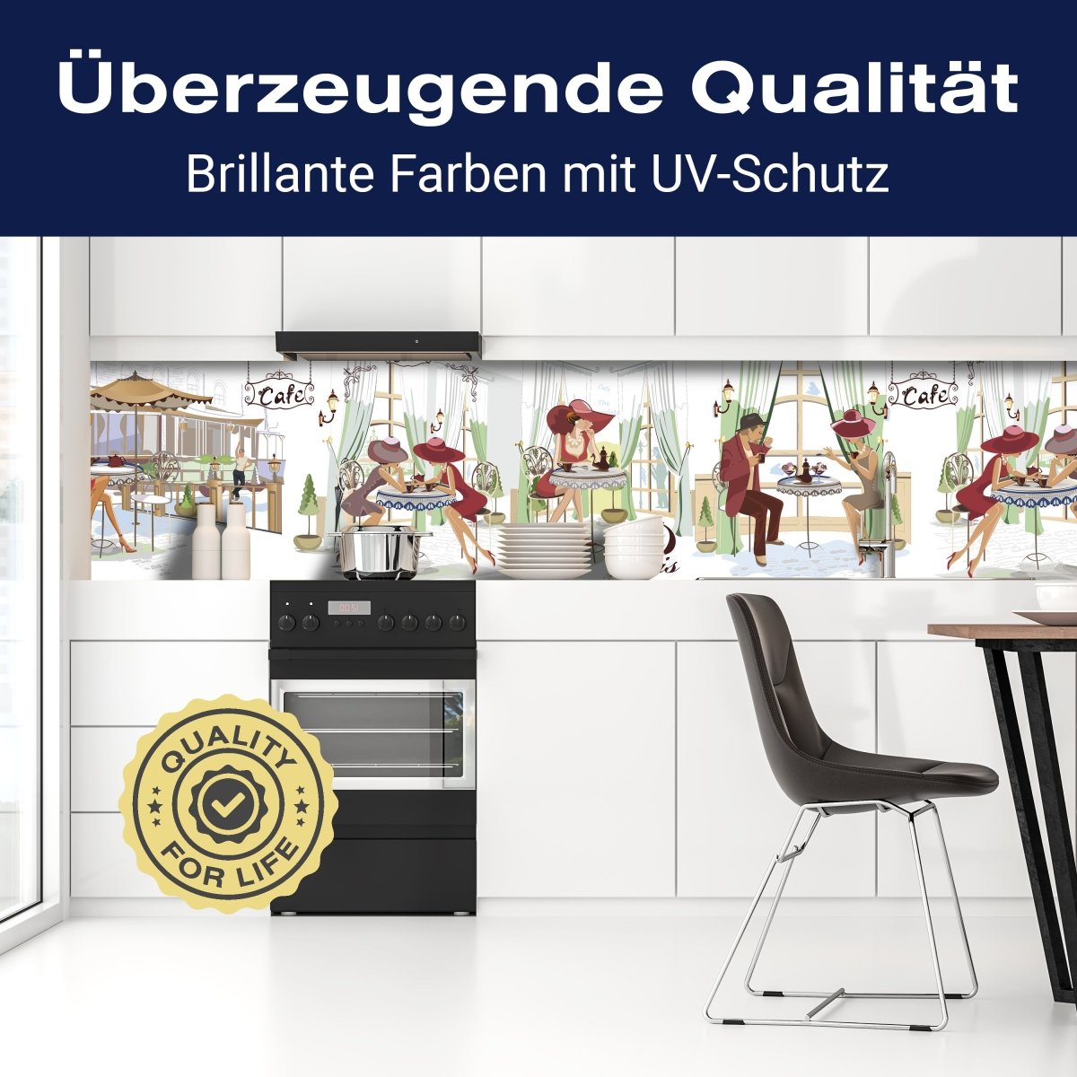 Küchenrückwand Paris Cafe Kaffee Comic Hut Popart M1139 entdecken - Bild 2 Küchenrückwand Paris Cafe Kaffee Comic Hut Popart M1139 entdecken - Bild 2