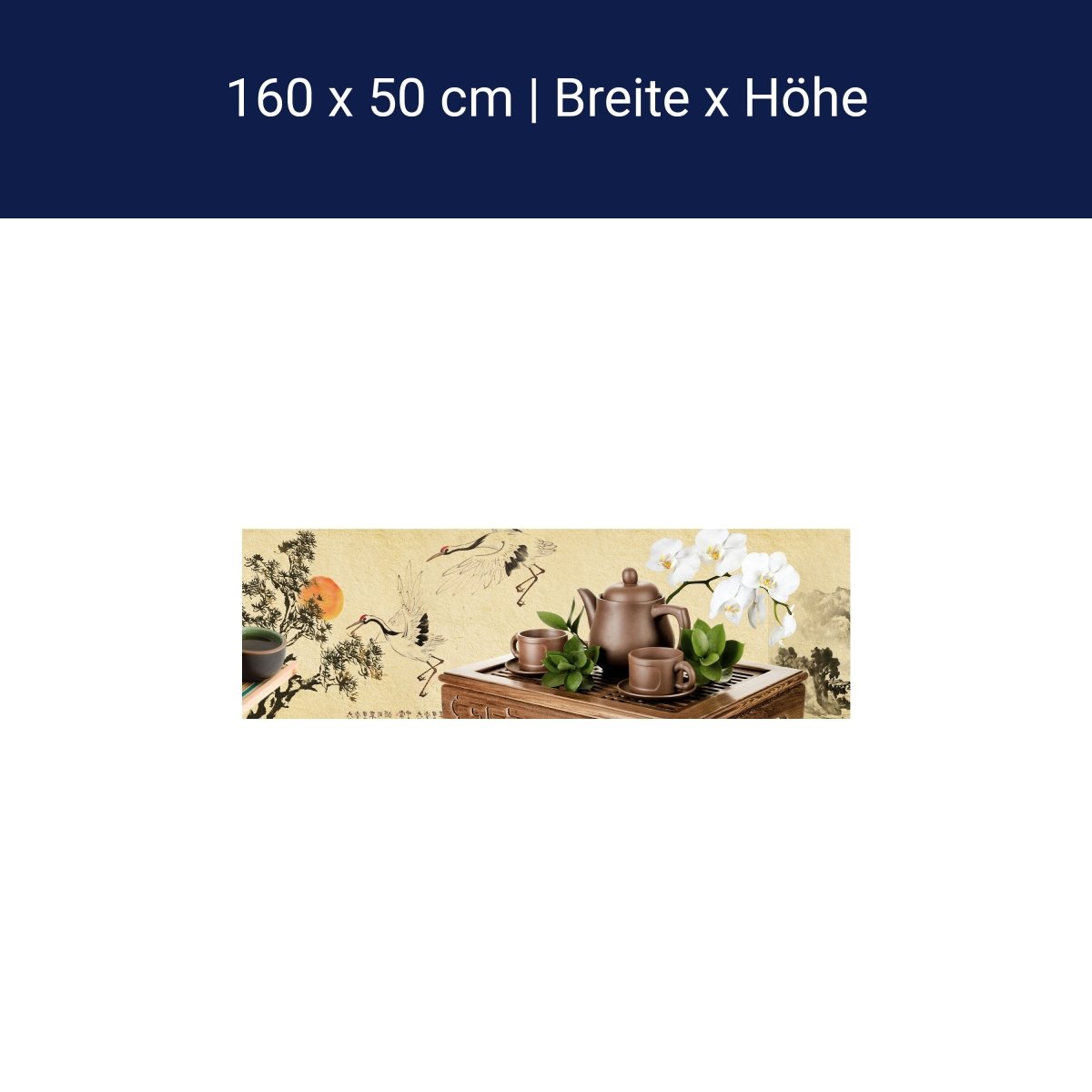 Küchenrückwand Tee Asiatisch Japanisch Sonne Pergament M1146 Küchenrückwand Tee Asiatisch Japanisch Sonne Pergament M1146