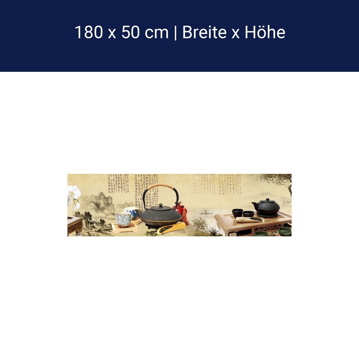 Küchenrückwand Tee Asiatisch Japanisch Baum Pergament K M1147 Küchenrückwand Tee Asiatisch Japanisch Baum Pergament K M1147