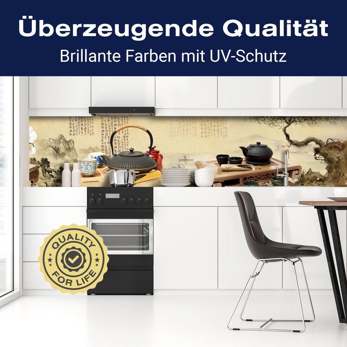 Küchenrückwand Tee Asiatisch Japanisch Baum Pergament K M1147 entdecken - Bild 2 Küchenrückwand Tee Asiatisch Japanisch Baum Pergament K M1147 entdecken - Bild 2