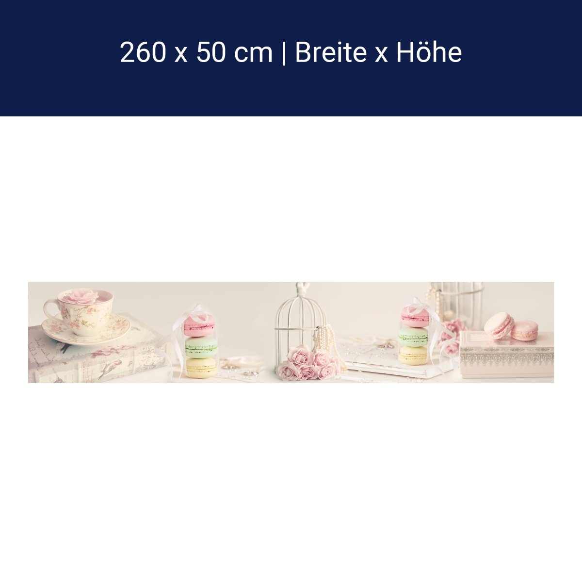 Küchenrückwand Rosa hell Perlenkette Tasse Rosen M1159 Küchenrückwand Rosa hell Perlenkette Tasse Rosen M1159