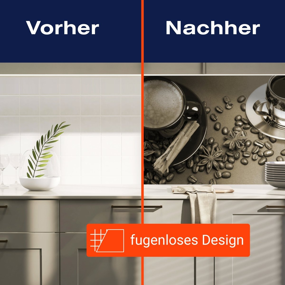 Küchenrückwand Kaffee Tee Kaffeebohnen Tasse Zucker M1162 entdecken - Bild 9 Küchenrückwand Kaffee Tee Kaffeebohnen Tasse Zucker M1162 entdecken - Bild 9