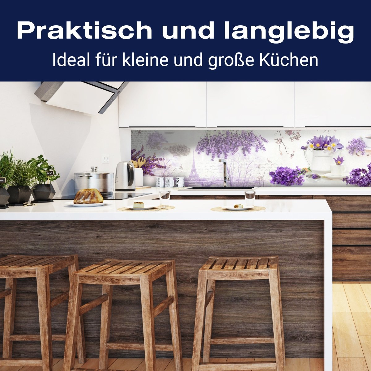 Küchenrückwand Flieder Lila Tassen Kaffee Kaffeebohnen M1172 entdecken - Bild 3 Küchenrückwand Flieder Lila Tassen Kaffee Kaffeebohnen M1172 entdecken - Bild 3