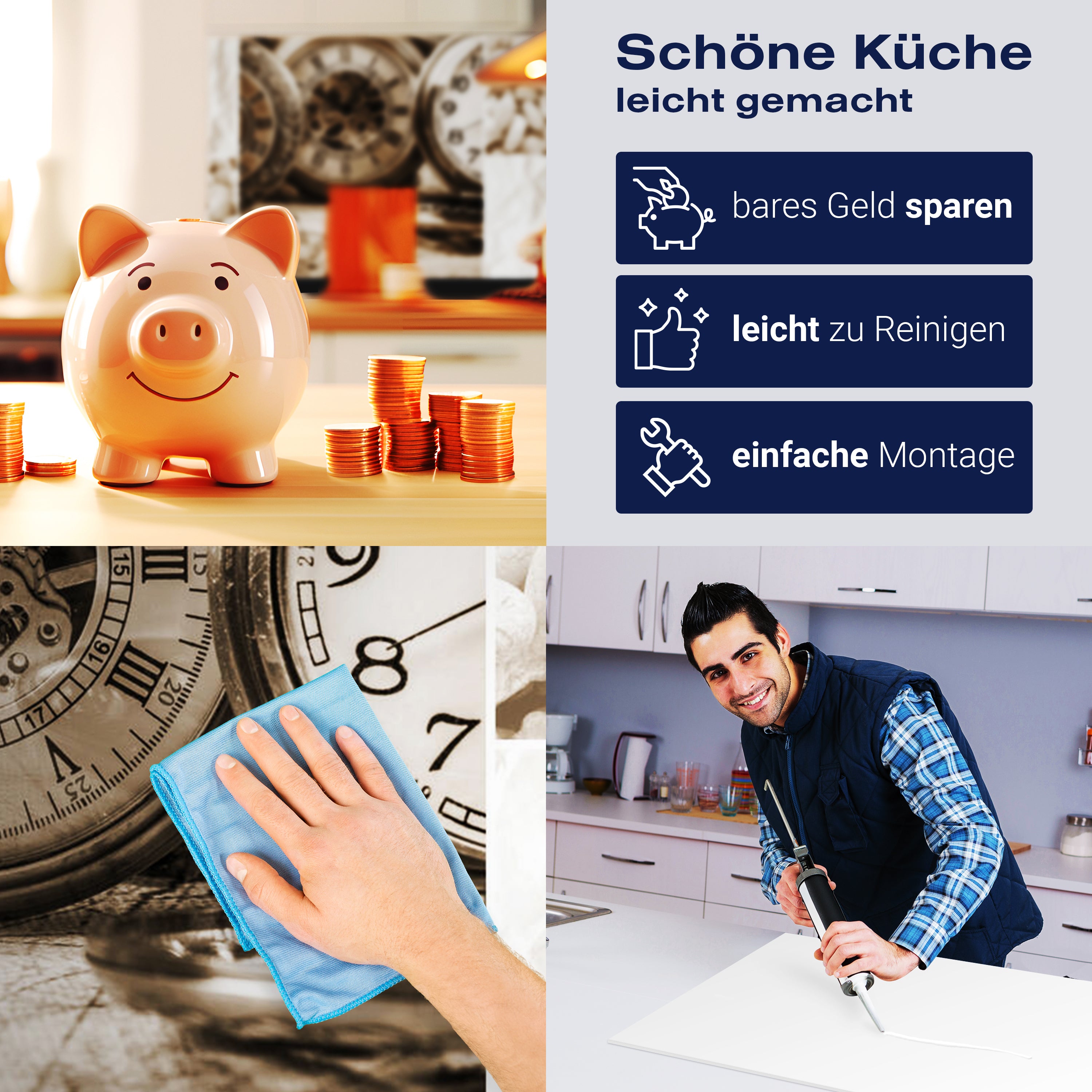 Küchenrückwand Uhren Glocken Steine Blüte Sepia Blumen M1175 entdecken - Bild 7 Küchenrückwand Uhren Glocken Steine Blüte Sepia Blumen M1175 entdecken - Bild 7