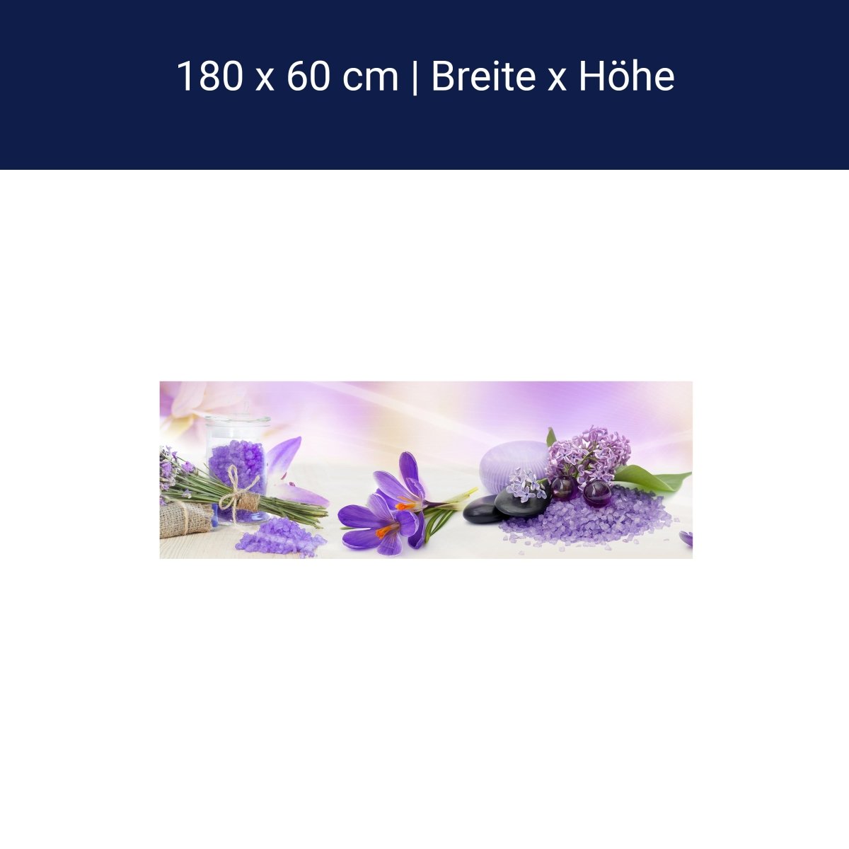 Küchenrückwand Lila Steine Glas Flieder Krokusse Flow M1177 Küchenrückwand Lila Steine Glas Flieder Krokusse Flow M1177