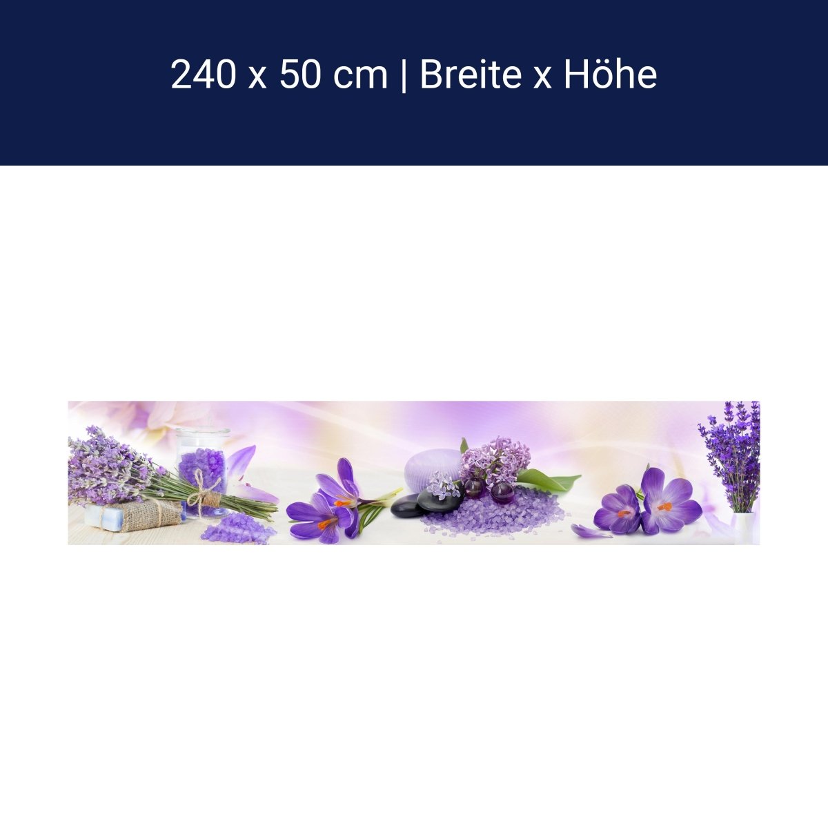 Küchenrückwand Lila Steine Glas Flieder Krokusse Flow M1177 Küchenrückwand Lila Steine Glas Flieder Krokusse Flow M1177