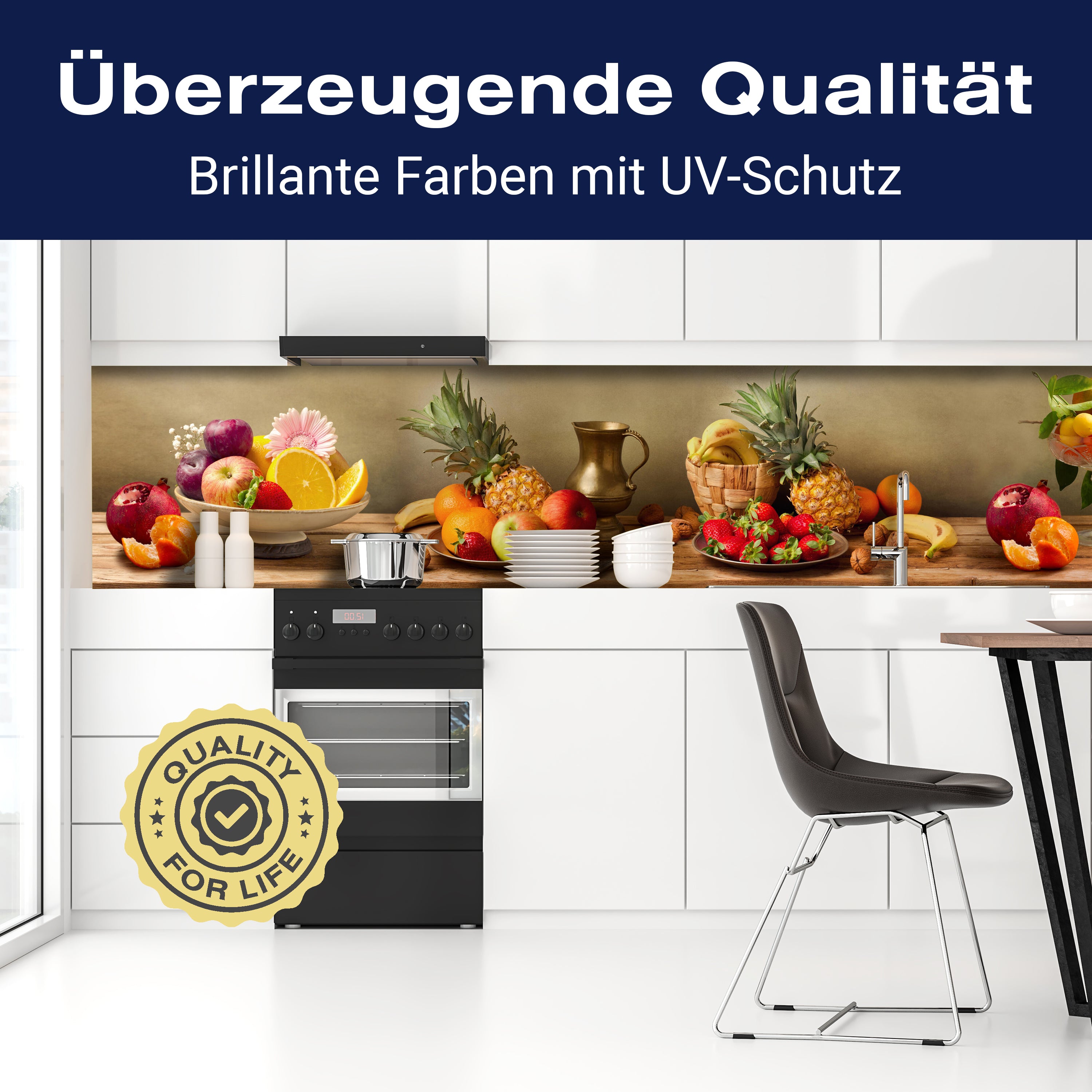 Küchenrückwand Obst Nüsse Erdbeeren Ananas Granatapfel M1180 entdecken - Bild 2 Küchenrückwand Obst Nüsse Erdbeeren Ananas Granatapfel M1180 entdecken - Bild 2