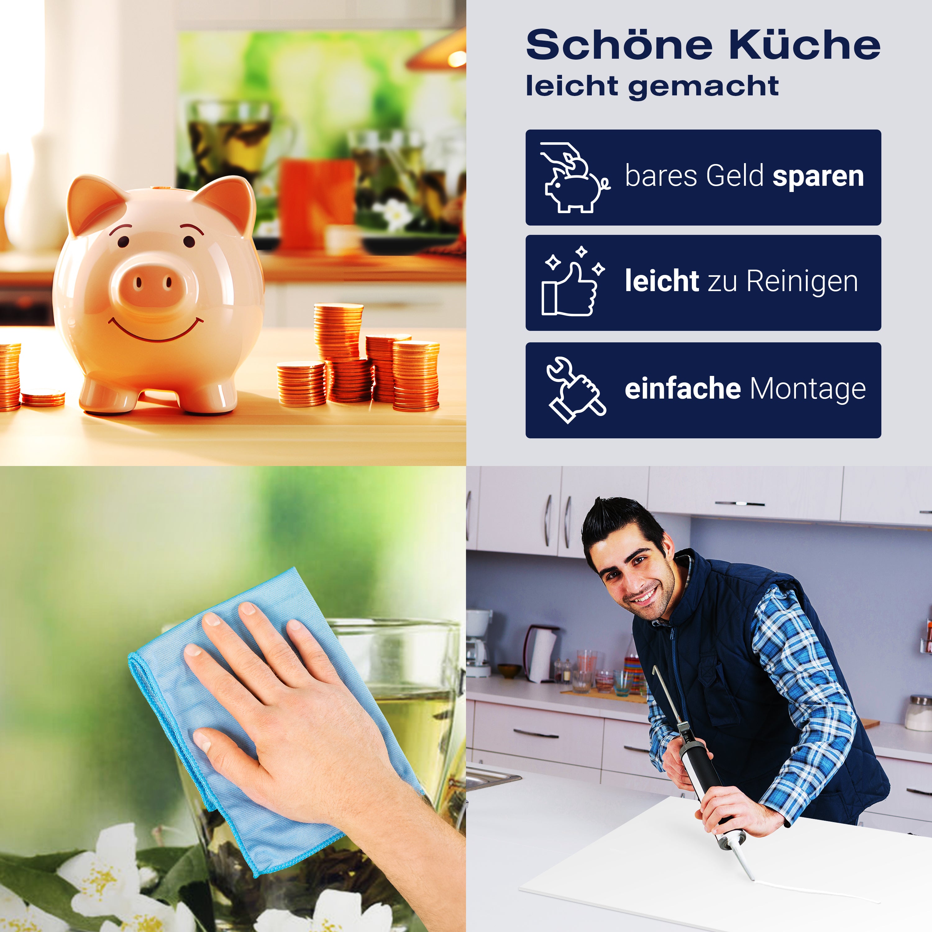 Küchenrückwand Tee Gläser Kanne Blüten Grün Blätter M1200 entdecken - Bild 7 Küchenrückwand Tee Gläser Kanne Blüten Grün Blätter M1200 entdecken - Bild 7