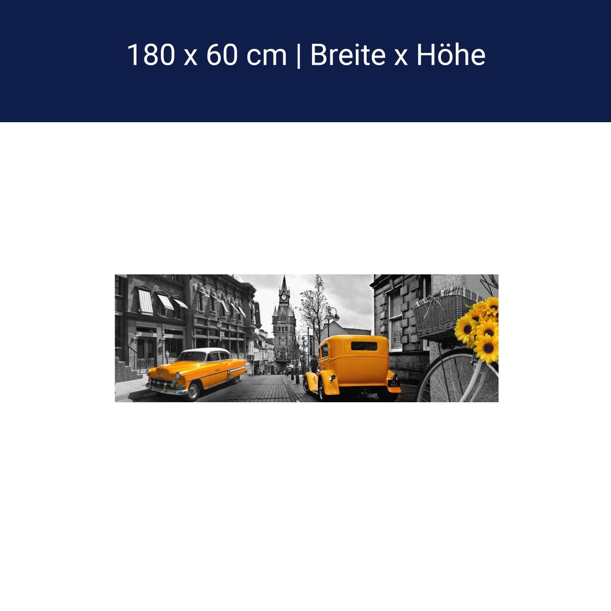 Küchenrückwand Auto Schwarz Weiß Fahrrad Laterne Gelb M1206 Küchenrückwand Auto Schwarz Weiß Fahrrad Laterne Gelb M1206