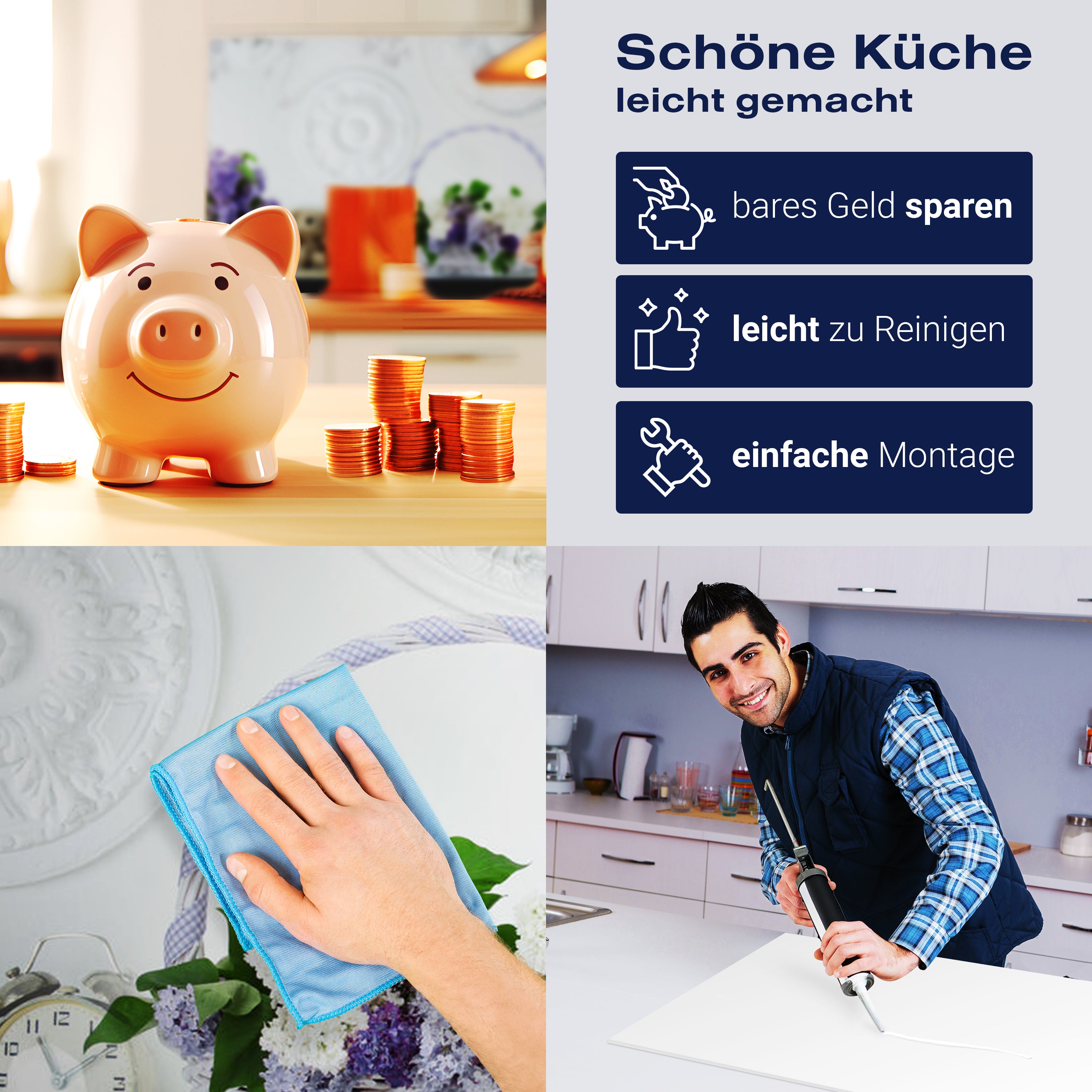 Küchenrückwand Flieder Lila Korb Bücher Stuck Weiß M1210 entdecken - Bild 7 Küchenrückwand Flieder Lila Korb Bücher Stuck Weiß M1210 entdecken - Bild 7