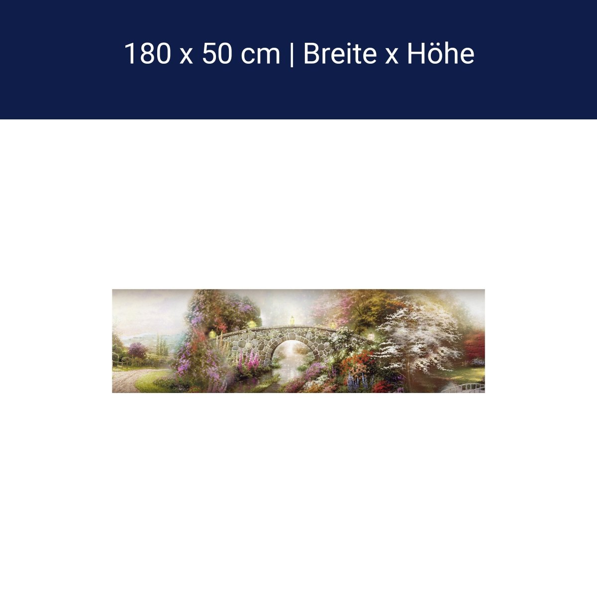 Küchenrückwand Gemalt Dorf Kirche Bach Weg Pflanzen M1232 Küchenrückwand Gemalt Dorf Kirche Bach Weg Pflanzen M1232