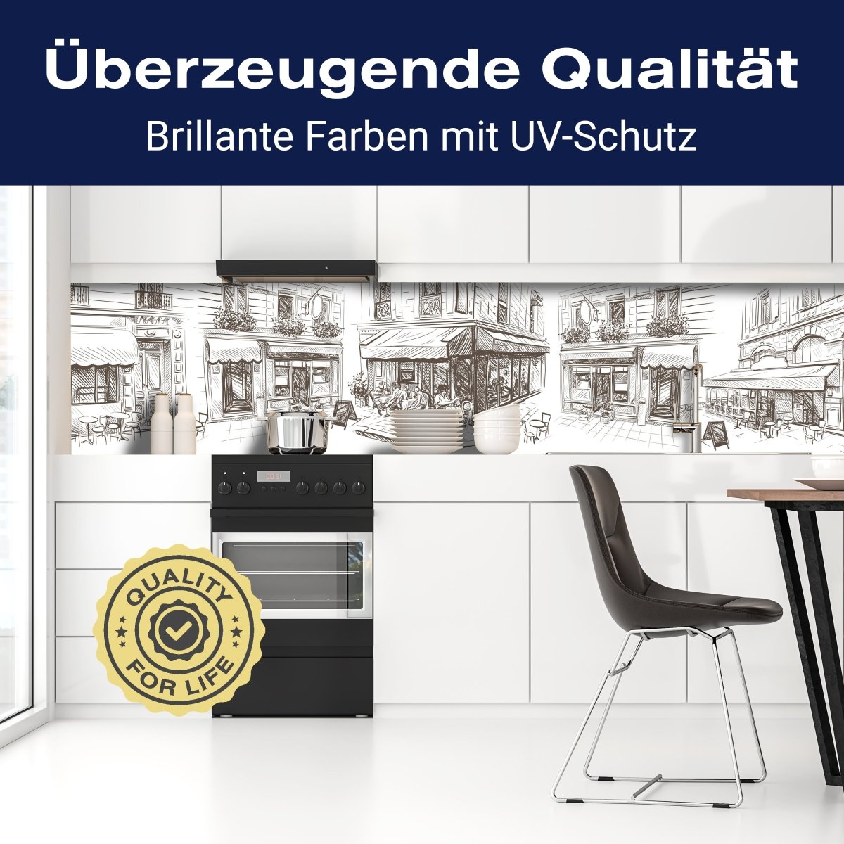 Küchenrückwand Stadtleben malen Kaffee Cafe Skizze M1238 entdecken - Bild 2 Küchenrückwand Stadtleben malen Kaffee Cafe Skizze M1238 entdecken - Bild 2