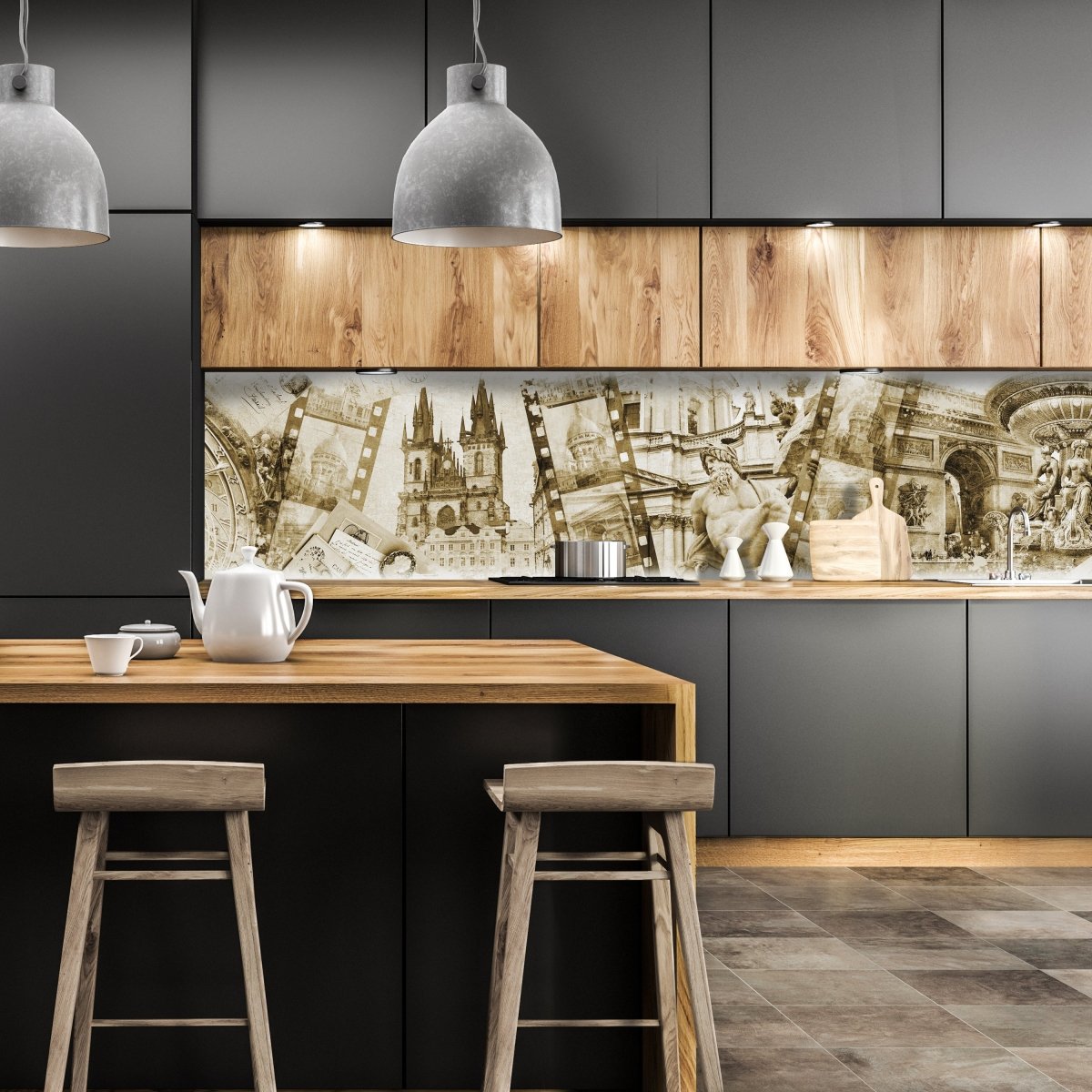 Küchenrückwand Alt Kirche Filmrolle Brunnen Marmor M1252 entdecken - Bild 1 Küchenrückwand Alt Kirche Filmrolle Brunnen Marmor M1252 entdecken - Bild 1