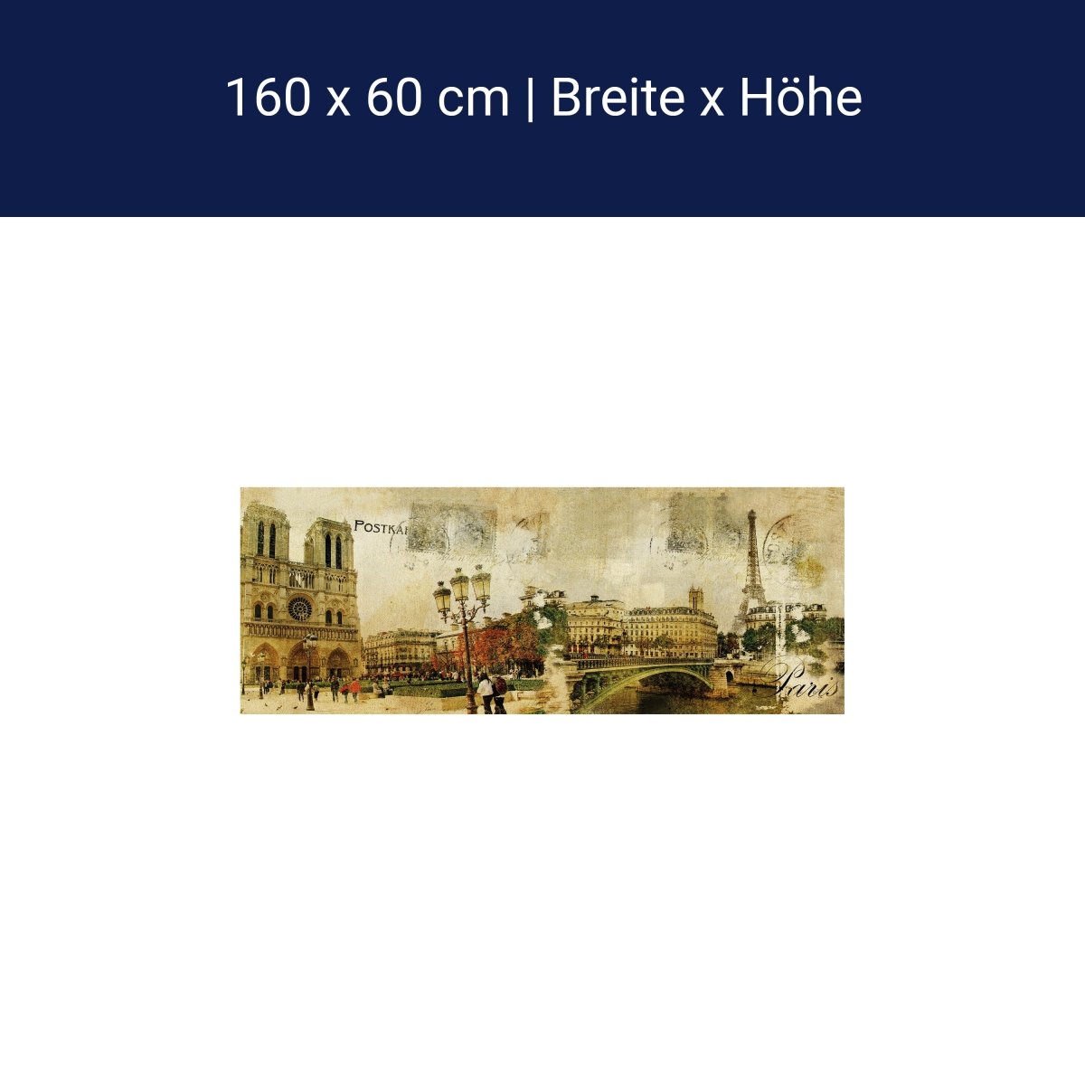 Küchenrückwand Eiffelturm Notre-Dame Postkarte Fluss M1263 Küchenrückwand Eiffelturm Notre-Dame Postkarte Fluss M1263