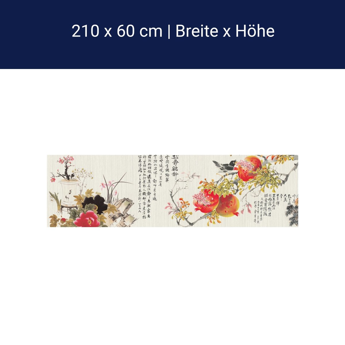 Küchenrückwand Blumen Äste Zweige Blätter Blumentopf M1269 Küchenrückwand Blumen Äste Zweige Blätter Blumentopf M1269