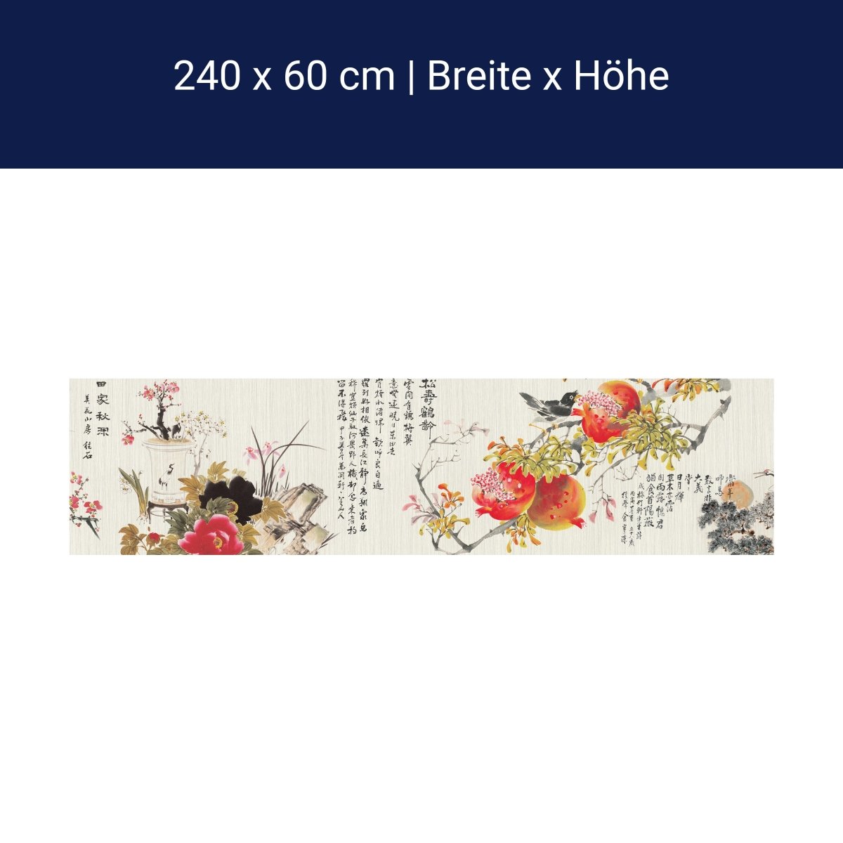 Küchenrückwand Blumen Äste Zweige Blätter Blumentopf M1269 Küchenrückwand Blumen Äste Zweige Blätter Blumentopf M1269