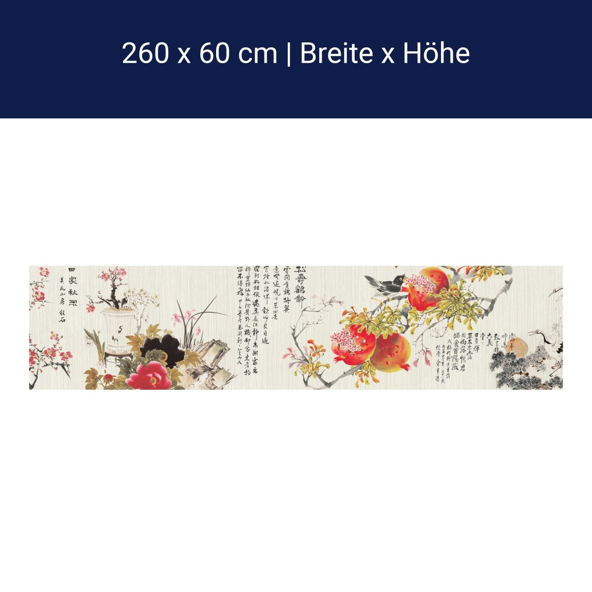 Küchenrückwand Blumen Äste Zweige Blätter Blumentopf M1269 Küchenrückwand Blumen Äste Zweige Blätter Blumentopf M1269