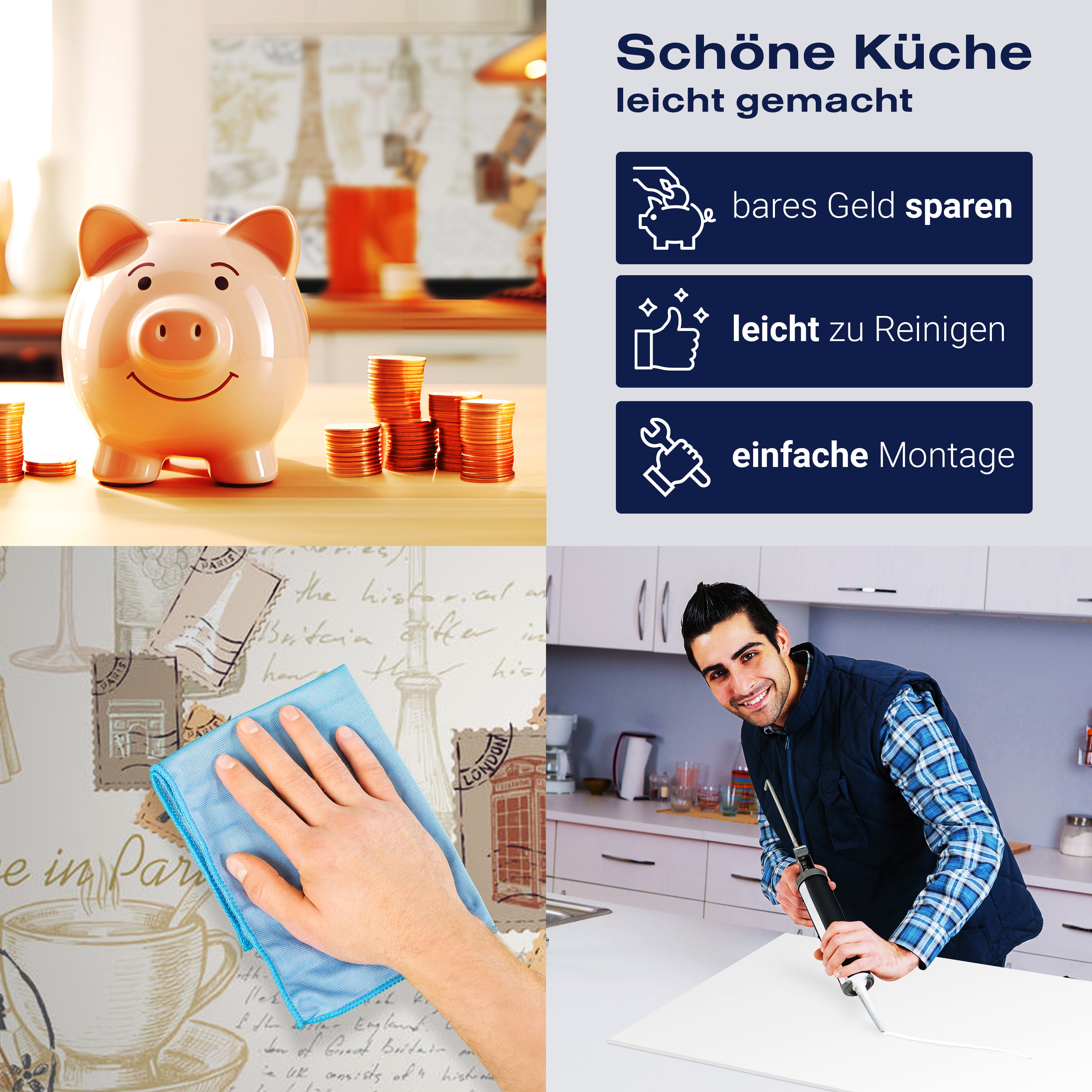 Küchenrückwand Eiffelturm Elizabeth Tower Krone Kaffee M1271 entdecken - Bild 7 Küchenrückwand Eiffelturm Elizabeth Tower Krone Kaffee M1271 entdecken - Bild 7