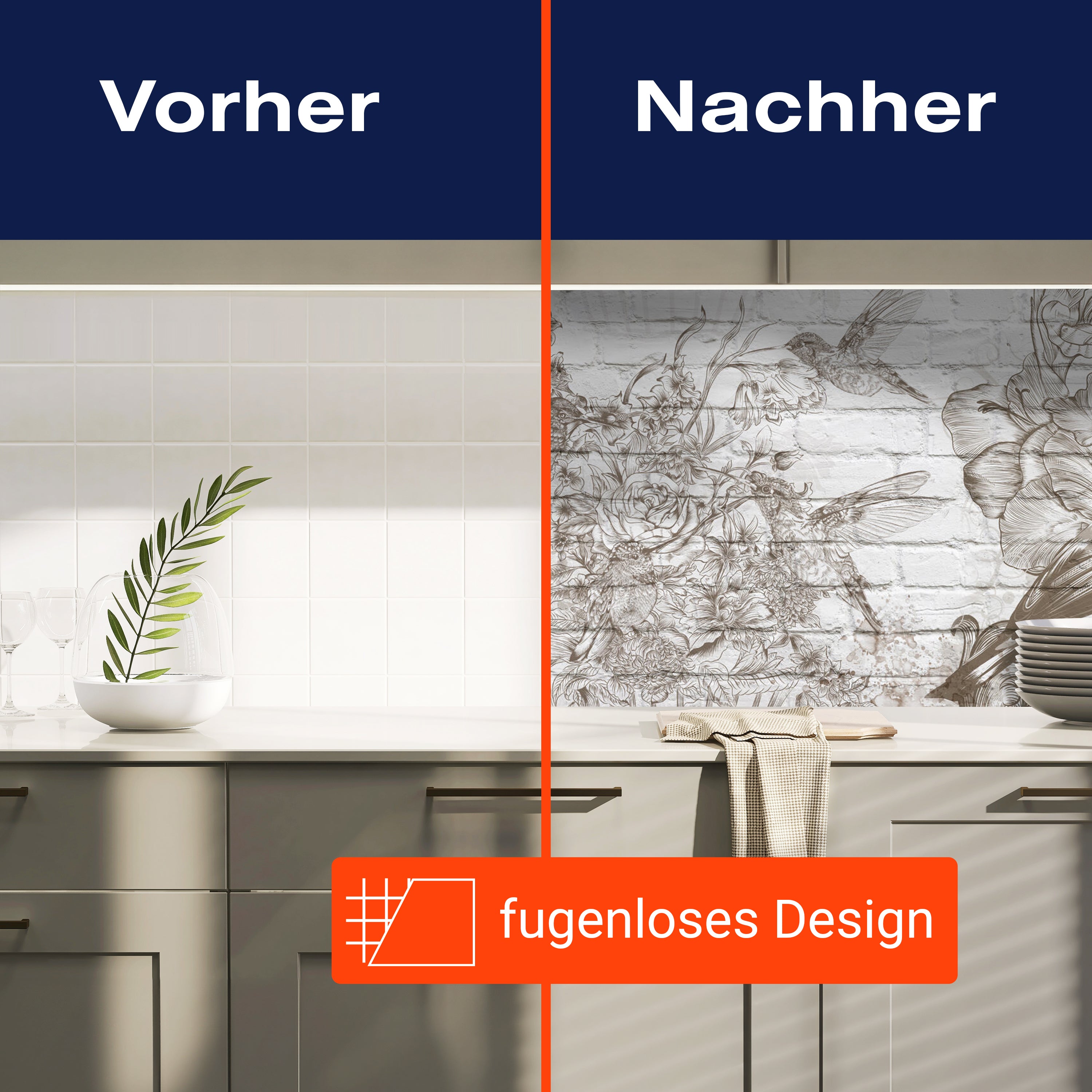 Küchenrückwand Kolibris Blumen M1296 entdecken - Bild 9 Küchenrückwand Kolibris Blumen M1296 entdecken - Bild 9