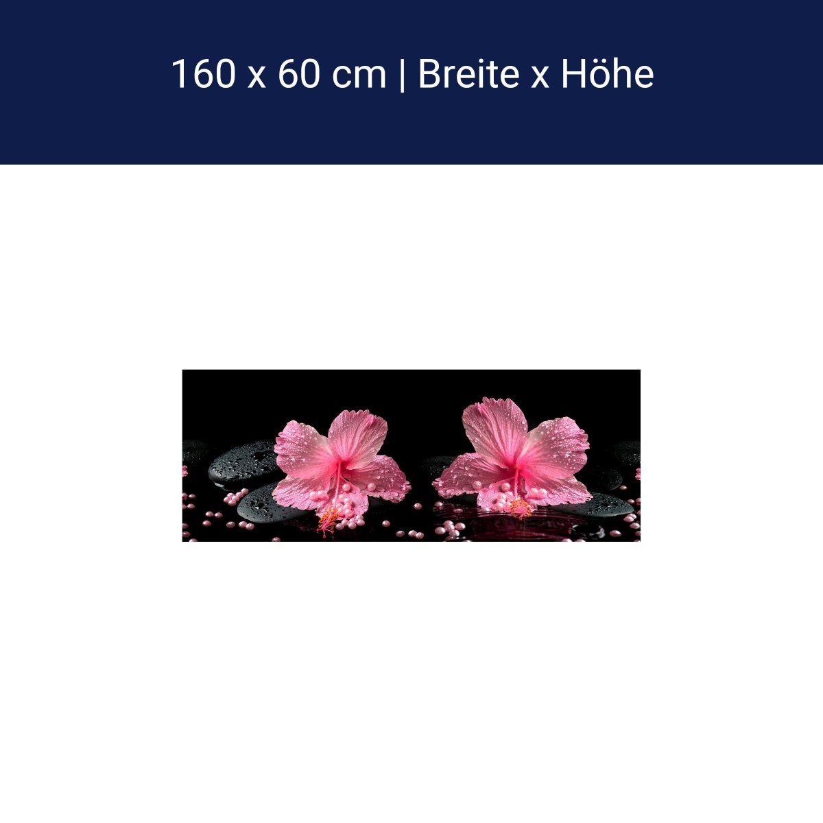 Küchenrückwand Blume Steine Perlen M1307 Küchenrückwand Blume Steine Perlen M1307