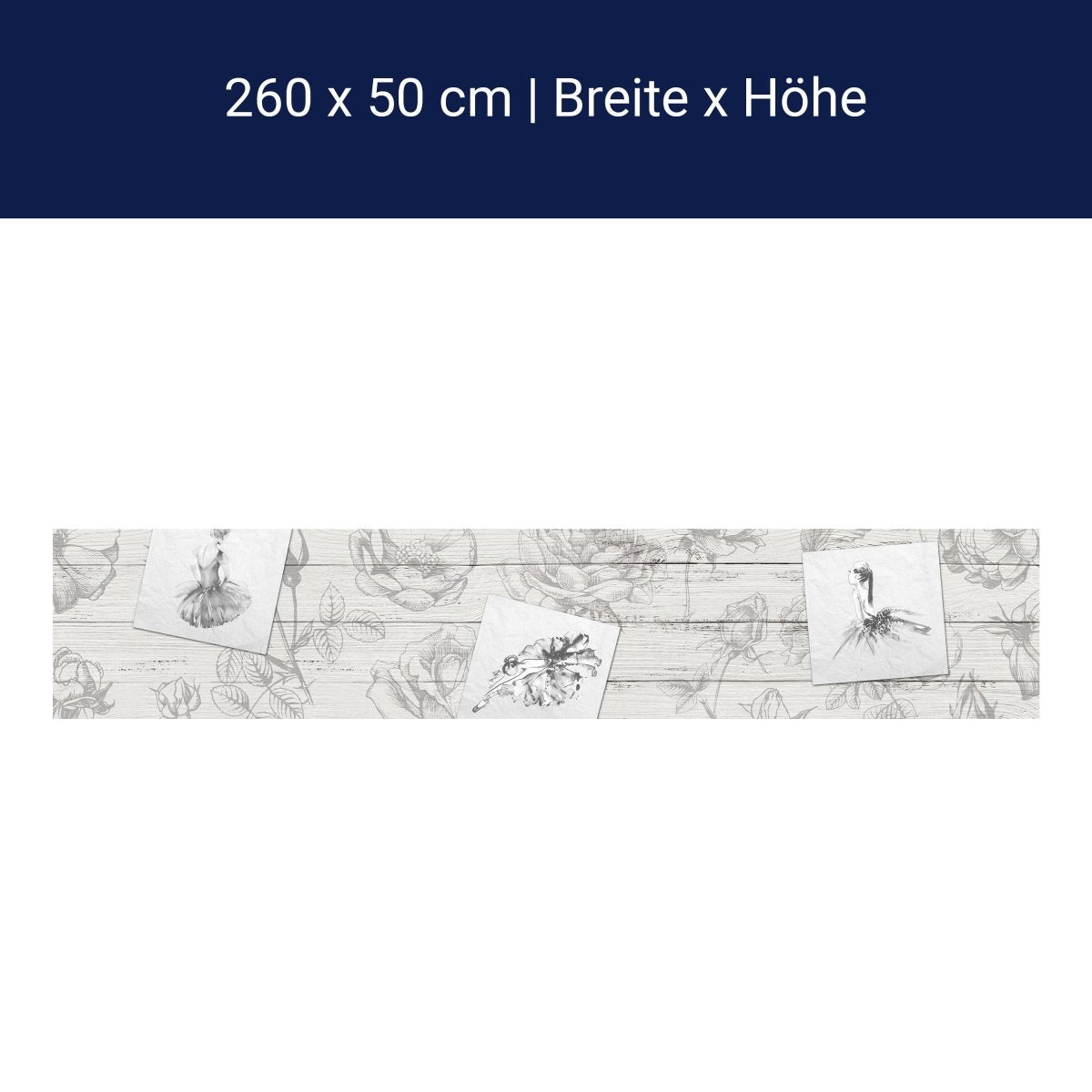 Küchenrückwand Zeichnungen Blumen Frauen Kleider M1322 Küchenrückwand Zeichnungen Blumen Frauen Kleider M1322