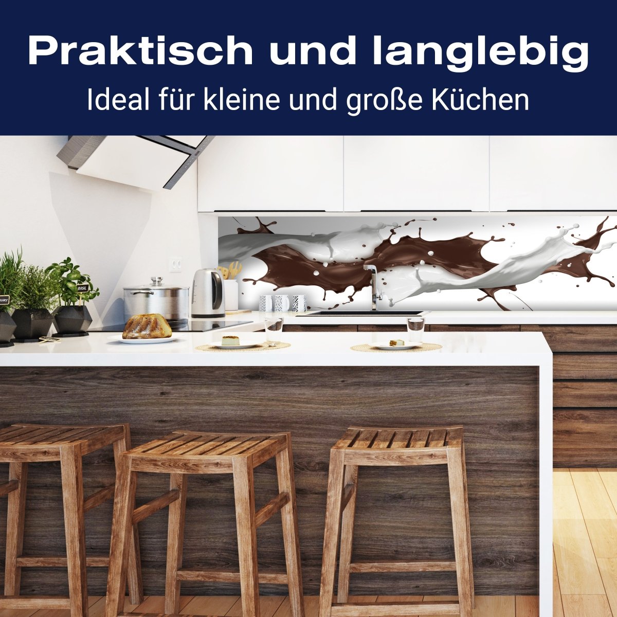 Küchenrückwand Milch Schockmilch M1331 entdecken - Bild 3 Küchenrückwand Milch Schockmilch M1331 entdecken - Bild 3