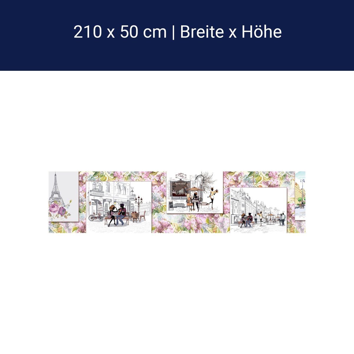 Küchenrückwand Frankreich Eifelturm Cafe Kaffee Popart M1358 Küchenrückwand Frankreich Eifelturm Cafe Kaffee Popart M1358