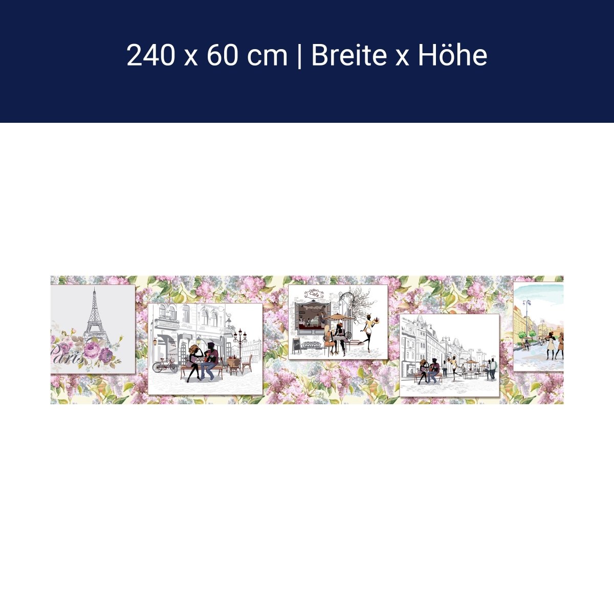 Küchenrückwand Frankreich Eifelturm Cafe Kaffee Popart M1358 Küchenrückwand Frankreich Eifelturm Cafe Kaffee Popart M1358