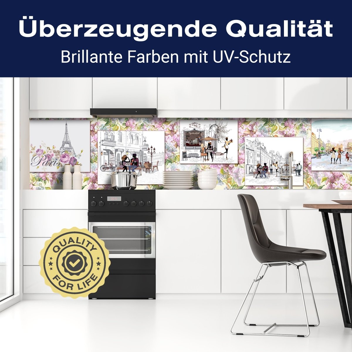 Küchenrückwand Frankreich Eifelturm Cafe Kaffee Popart M1358 entdecken - Bild 2 Küchenrückwand Frankreich Eifelturm Cafe Kaffee Popart M1358 entdecken - Bild 2