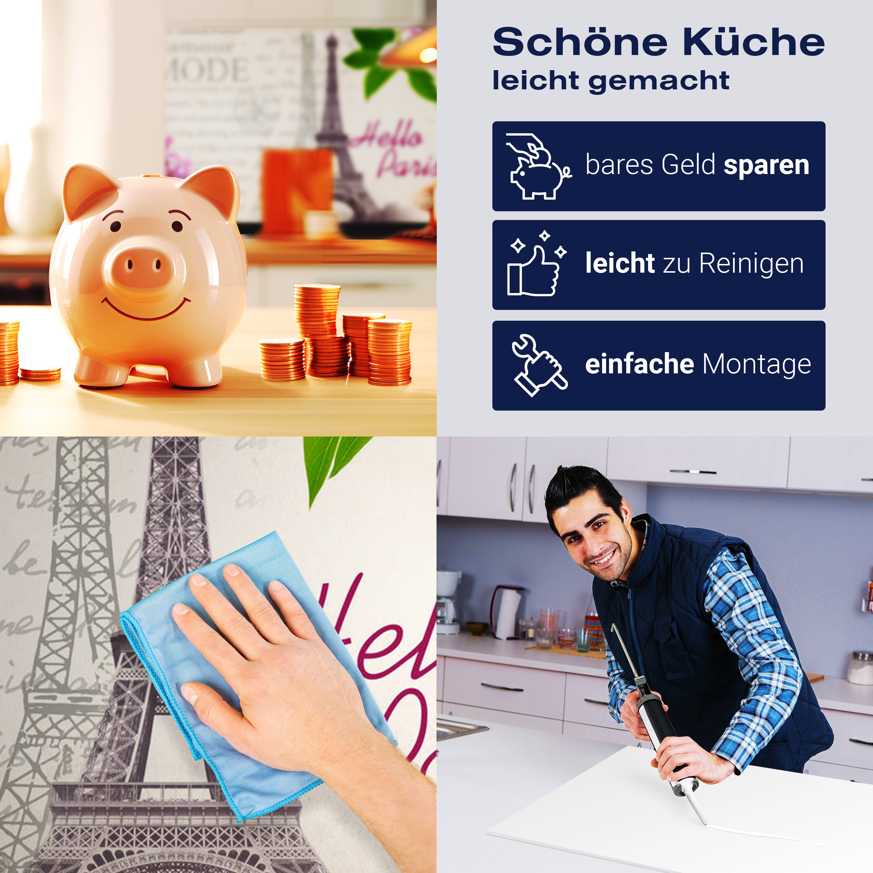 Küchenrückwand Paris Eifelturm Blüten pink rosa text M1389 entdecken - Bild 7 Küchenrückwand Paris Eifelturm Blüten pink rosa text M1389 entdecken - Bild 7