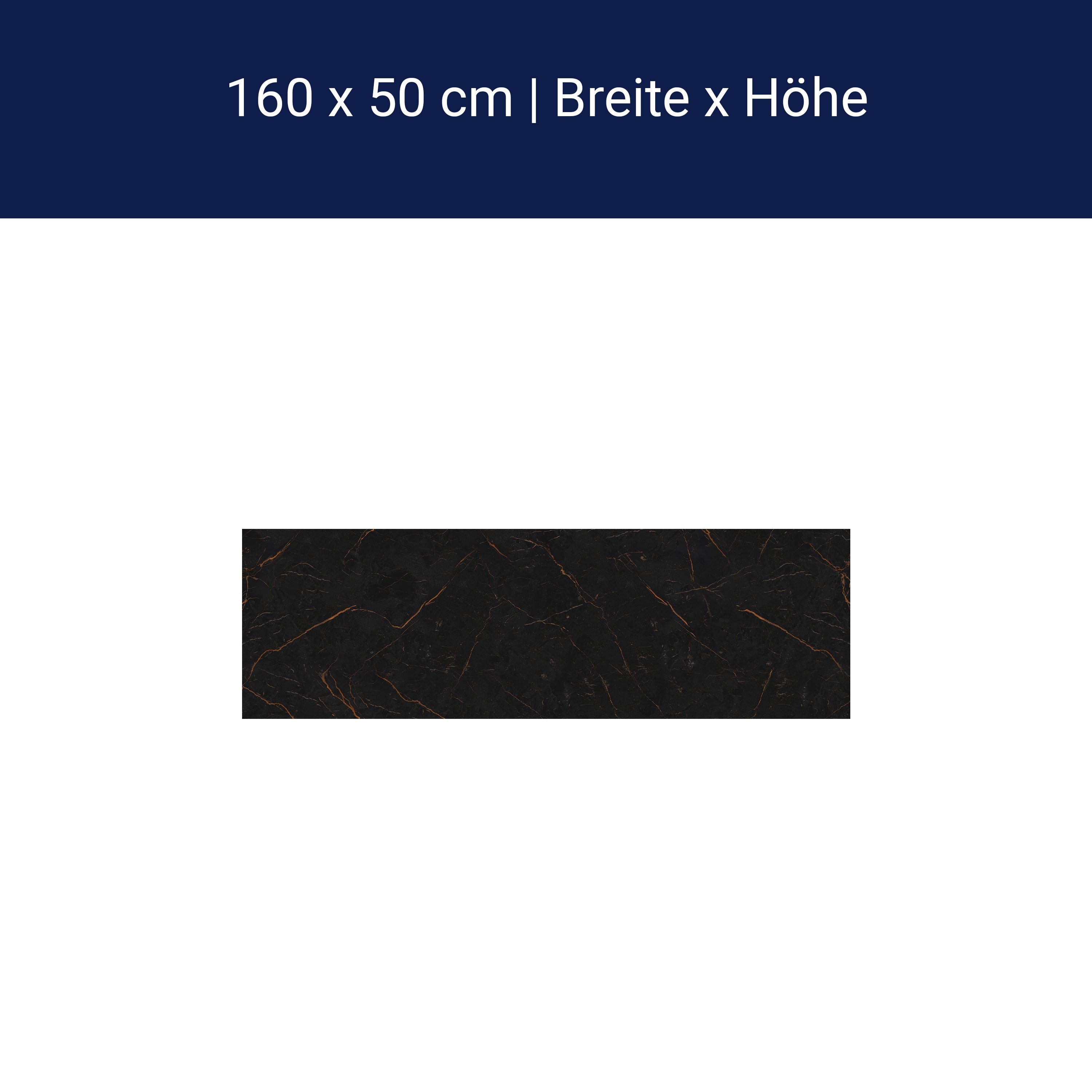 Küchenrückwand schwarzer Marmor, Stein M1423 Küchenrückwand schwarzer Marmor, Stein M1423