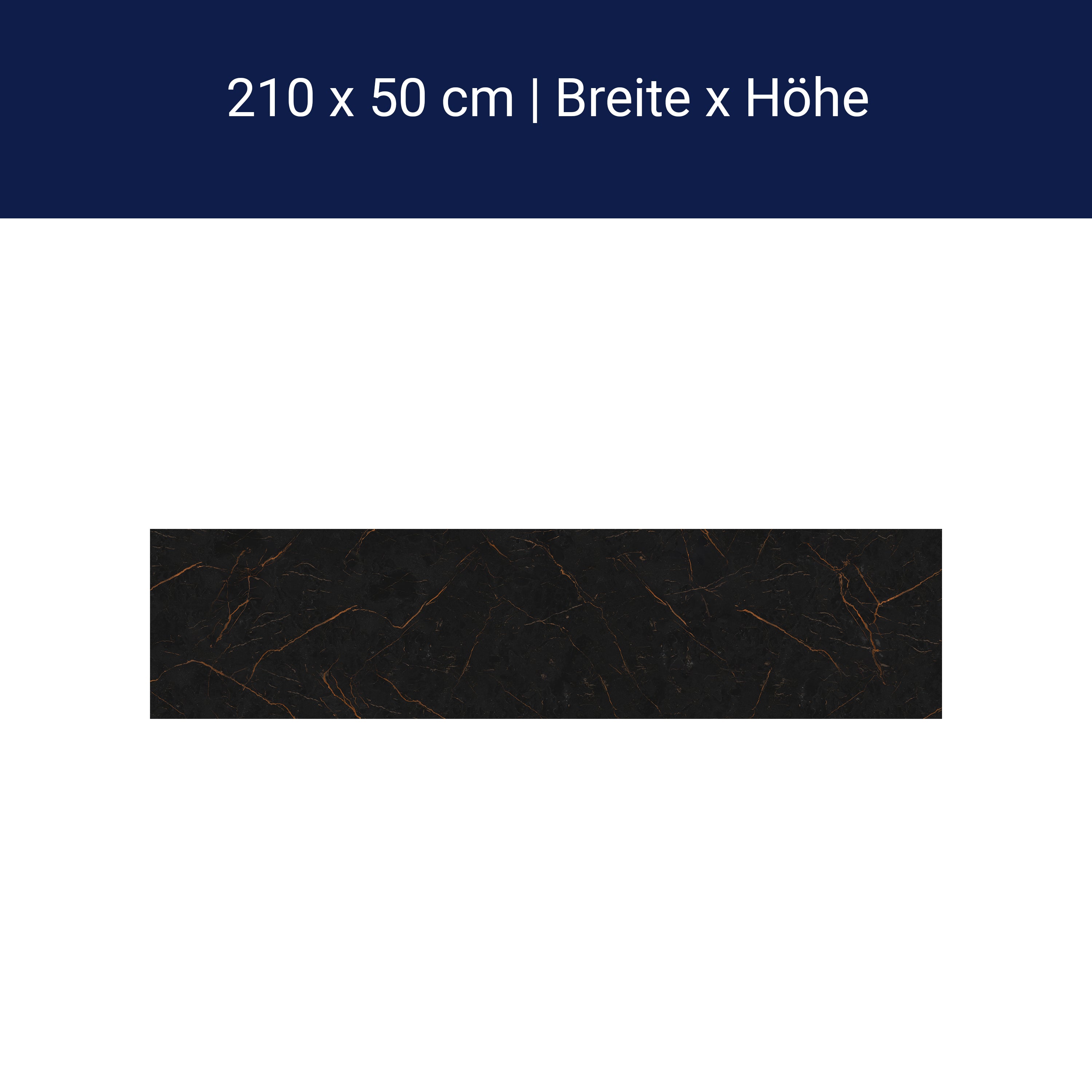 Küchenrückwand schwarzer Marmor, Stein M1423 Küchenrückwand schwarzer Marmor, Stein M1423
