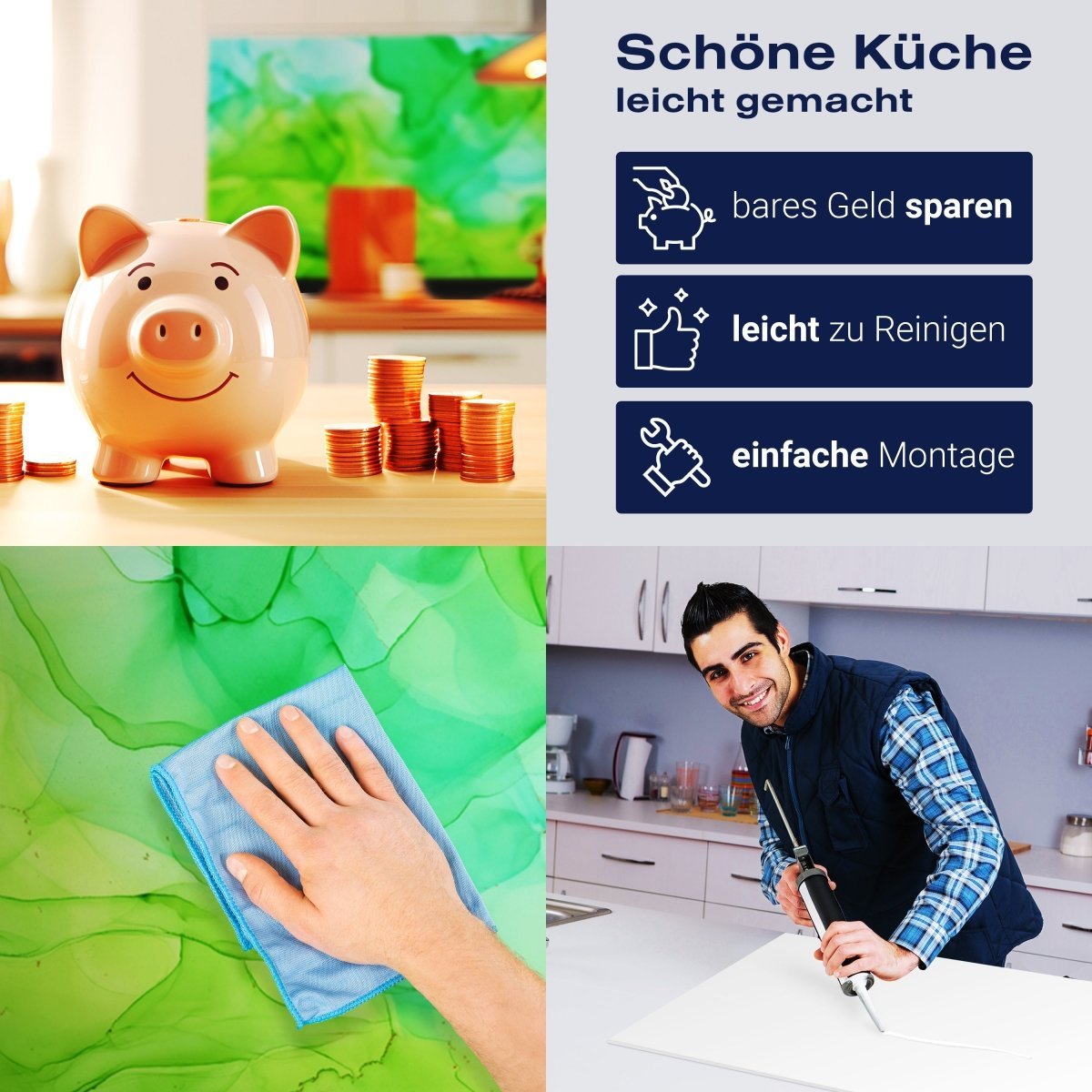 Küchenrückwand grüner Marmor, Stein M1426 entdecken - Bild 7 Küchenrückwand grüner Marmor, Stein M1426 entdecken - Bild 7