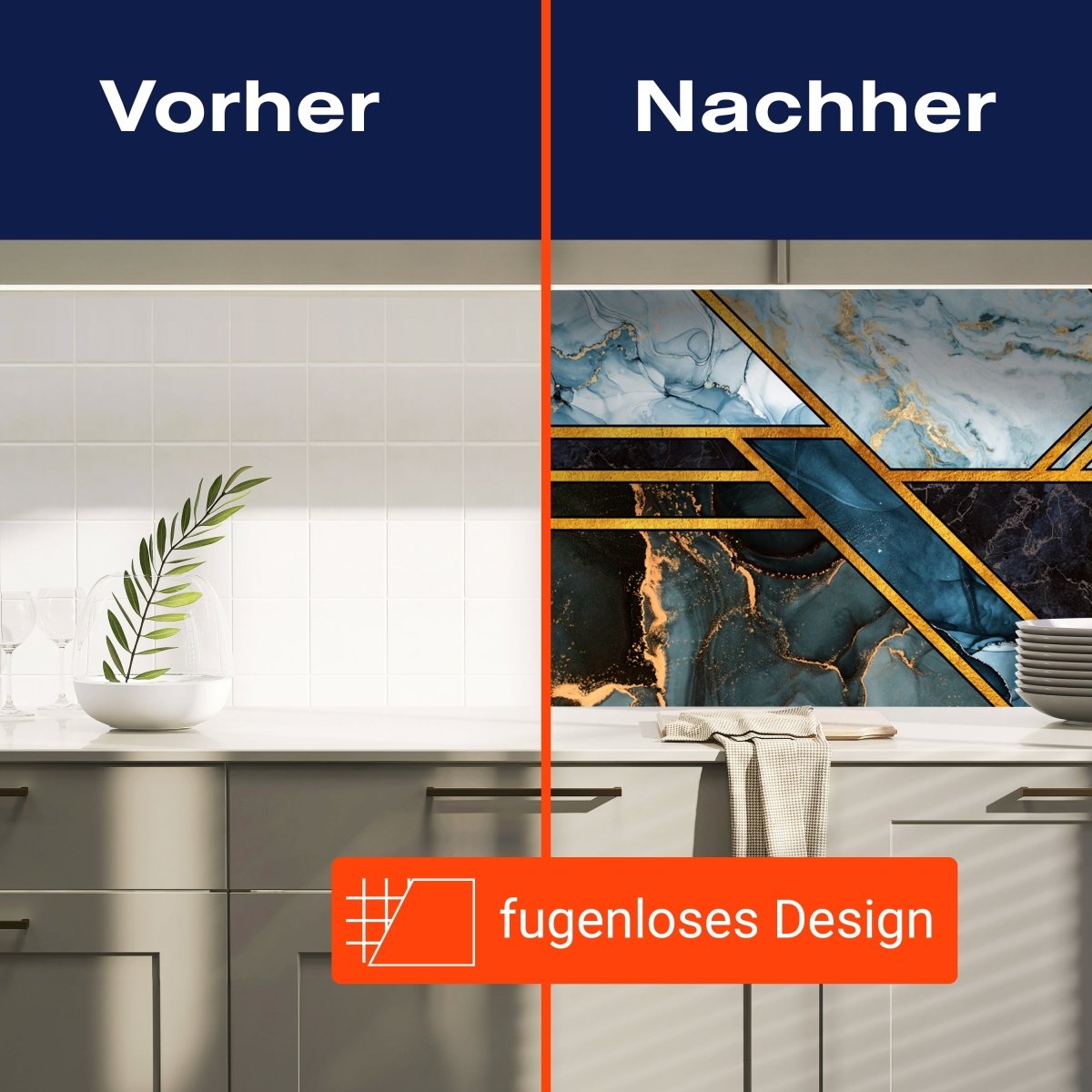 Küchenrückwand blauer Marmor, Stein, Fliesen M1428 entdecken - Bild 9 Küchenrückwand blauer Marmor, Stein, Fliesen M1428 entdecken - Bild 9