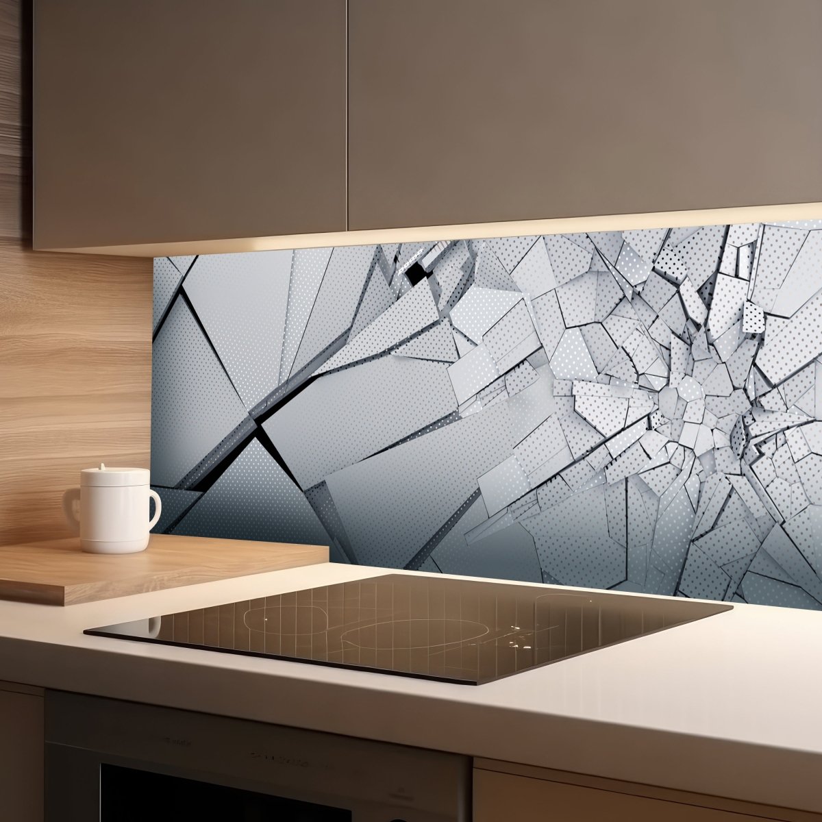 Küchenrückwand gebrochene geometrische Oberfläche M1434 entdecken - Bild 1 Küchenrückwand gebrochene geometrische Oberfläche M1434 entdecken - Bild 1
