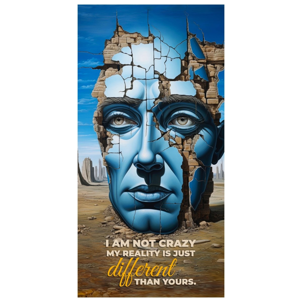 Türtapete Crazy Head M1521 - Bild 2 Türtapete Crazy Head M1521 - Bild 2