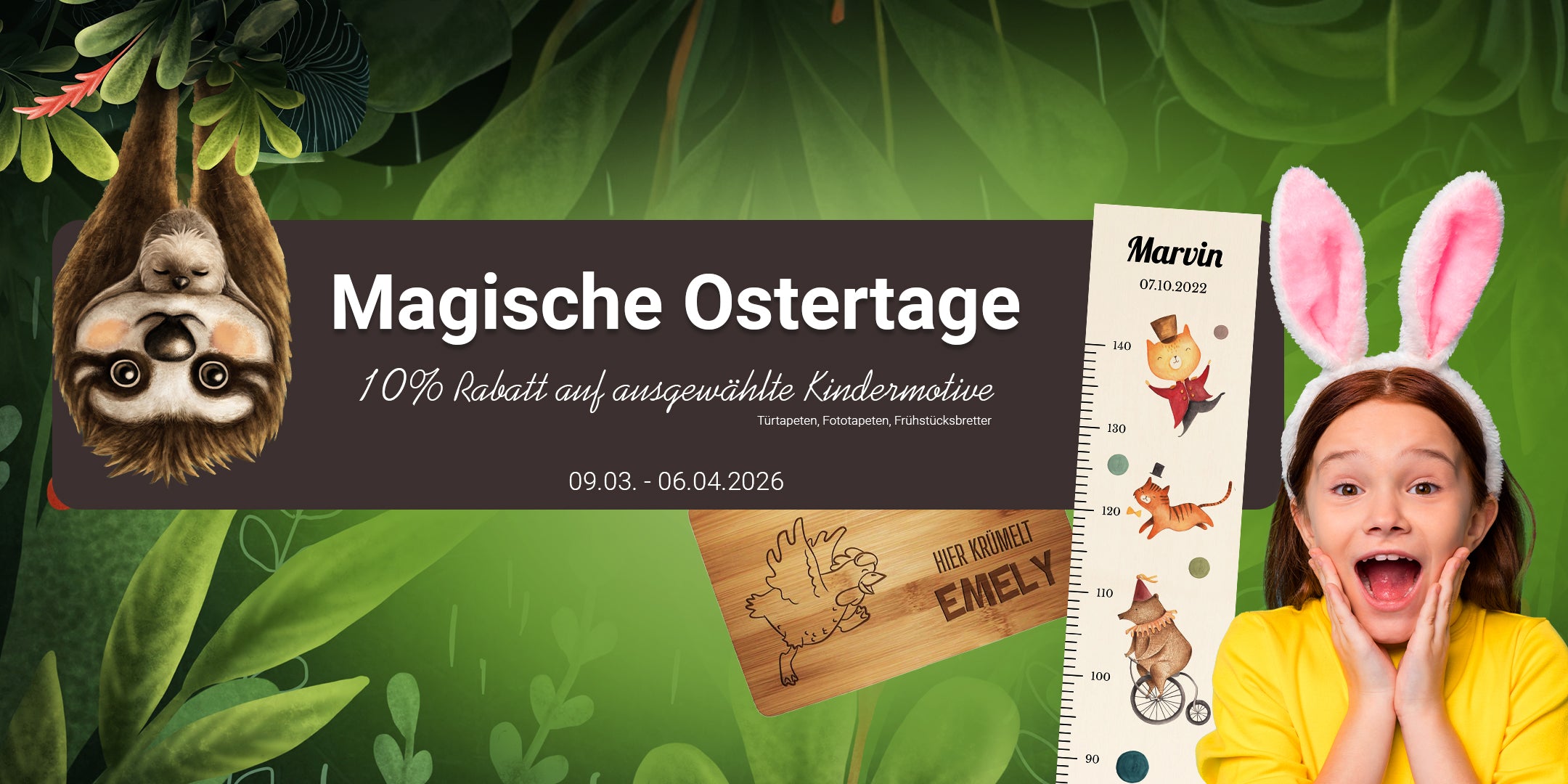 Oster Rabatt 10% wandmotiv24