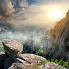 Fototapete Blick auf die Berge M0692