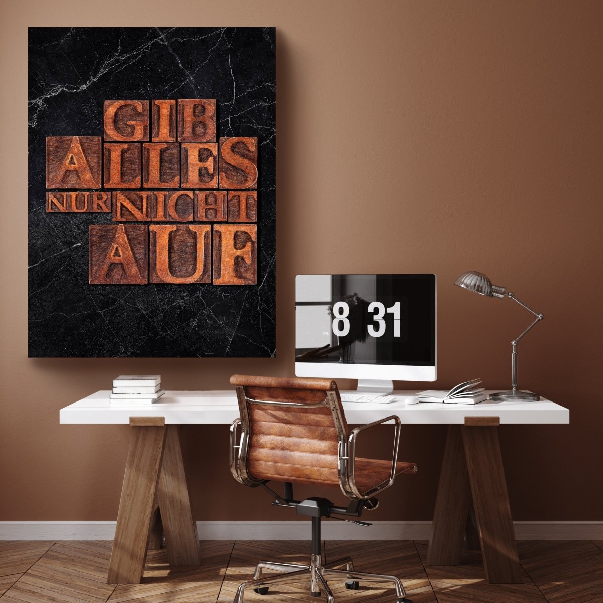 Leinwandbild Motivation, Hochformat, Gib alles nur nicht auf M0003 kaufen - Bild 2