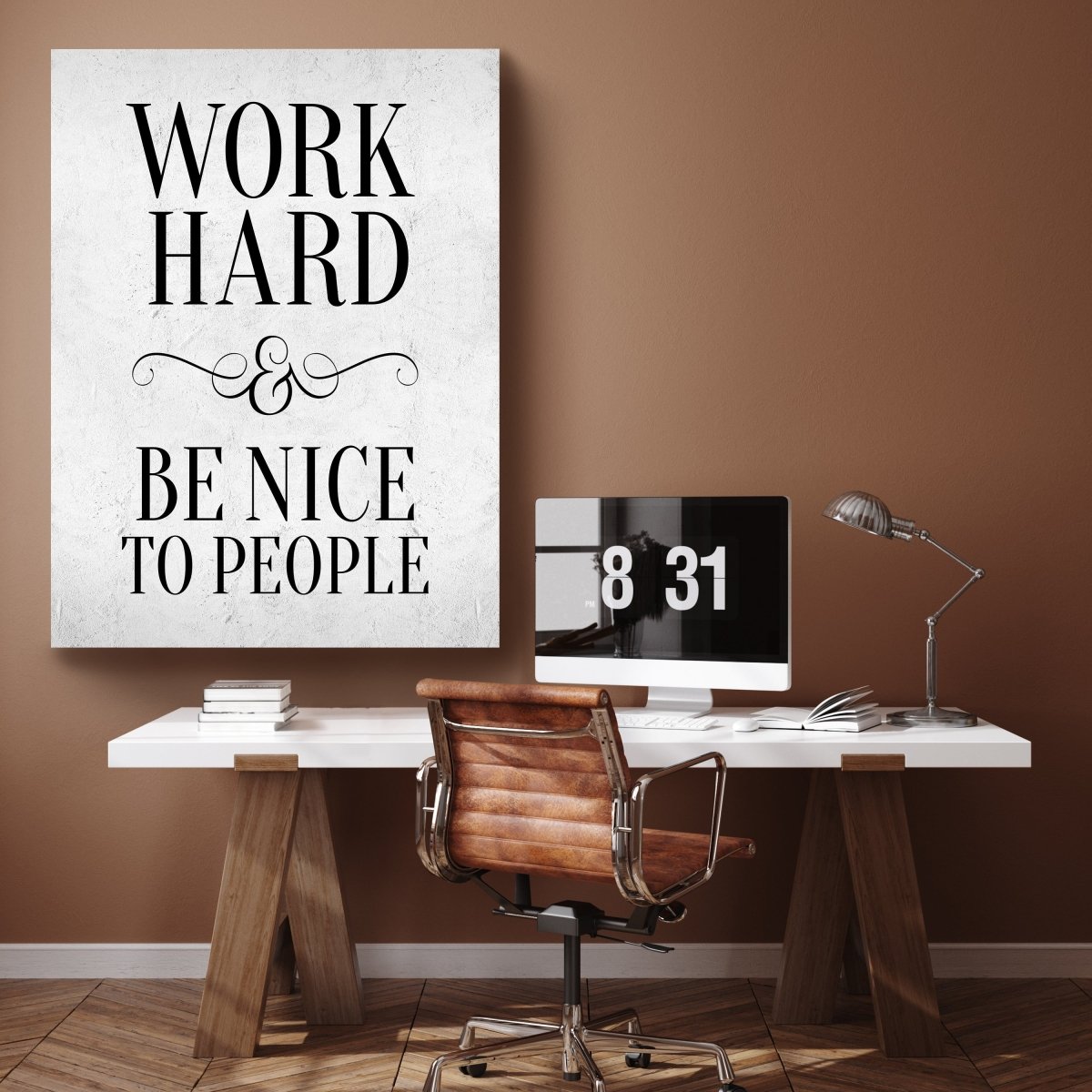 Leinwandbild Motivation, Hochformat, Be nice to People M0009 kaufen - Bild 2