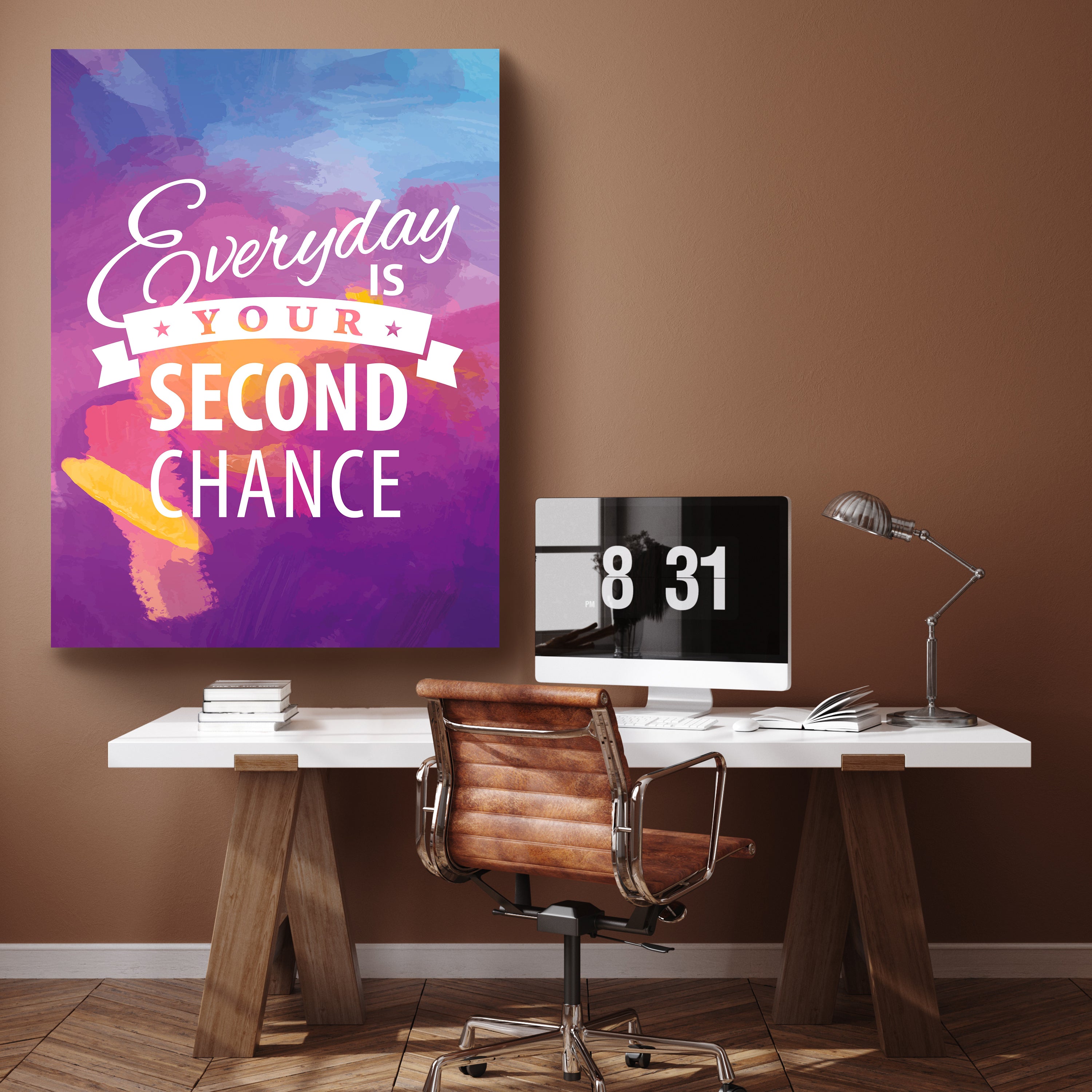 Leinwandbild Motivation, Hochformat, second chance M0014 kaufen - Bild 2